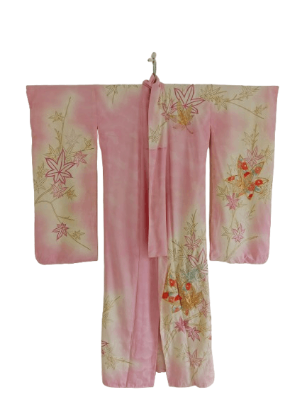Japanese Brand Vintage Yukata Kimono Rare Motif Japanese Traditional Wear Size ONE SIZE - 1 Thumbnail