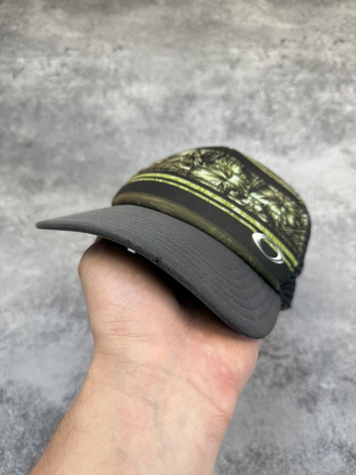 Oakley Vintage Oakley Cap Black Neon Green Hat Logo Y2K Streetwear Size ONE SIZE - 12 Thumbnail