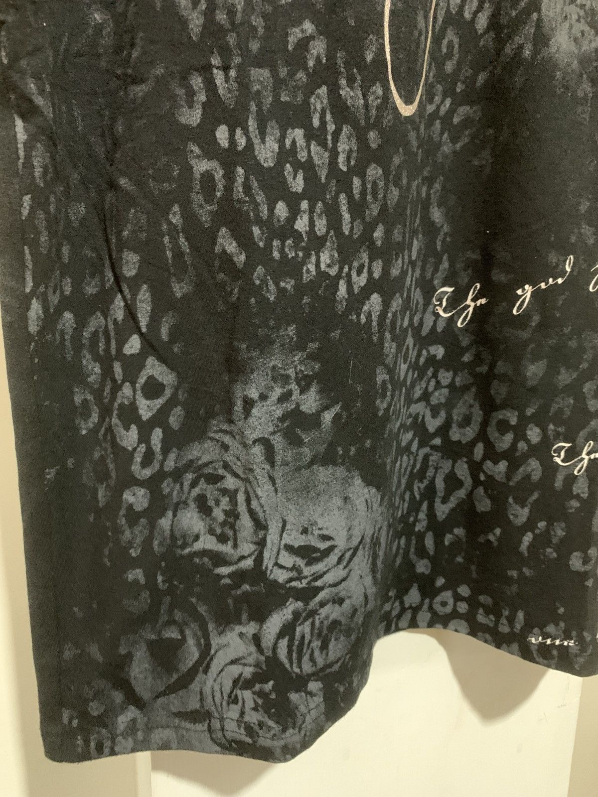Japanese Brand Japanese Clash A Head Leopard Saint Laurent Style Tee Shirt Size US L / EU 52-54 / 3 - 6 Thumbnail