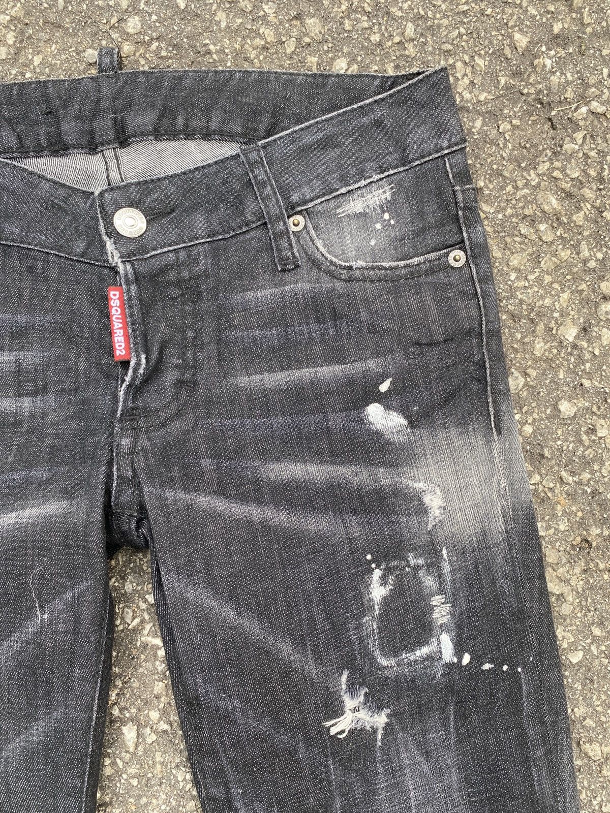 Dsquared2 Dsquared2 Splatter Distressed Design Skinny Jeans Size US 30 / EU 46 - 9 Thumbnail