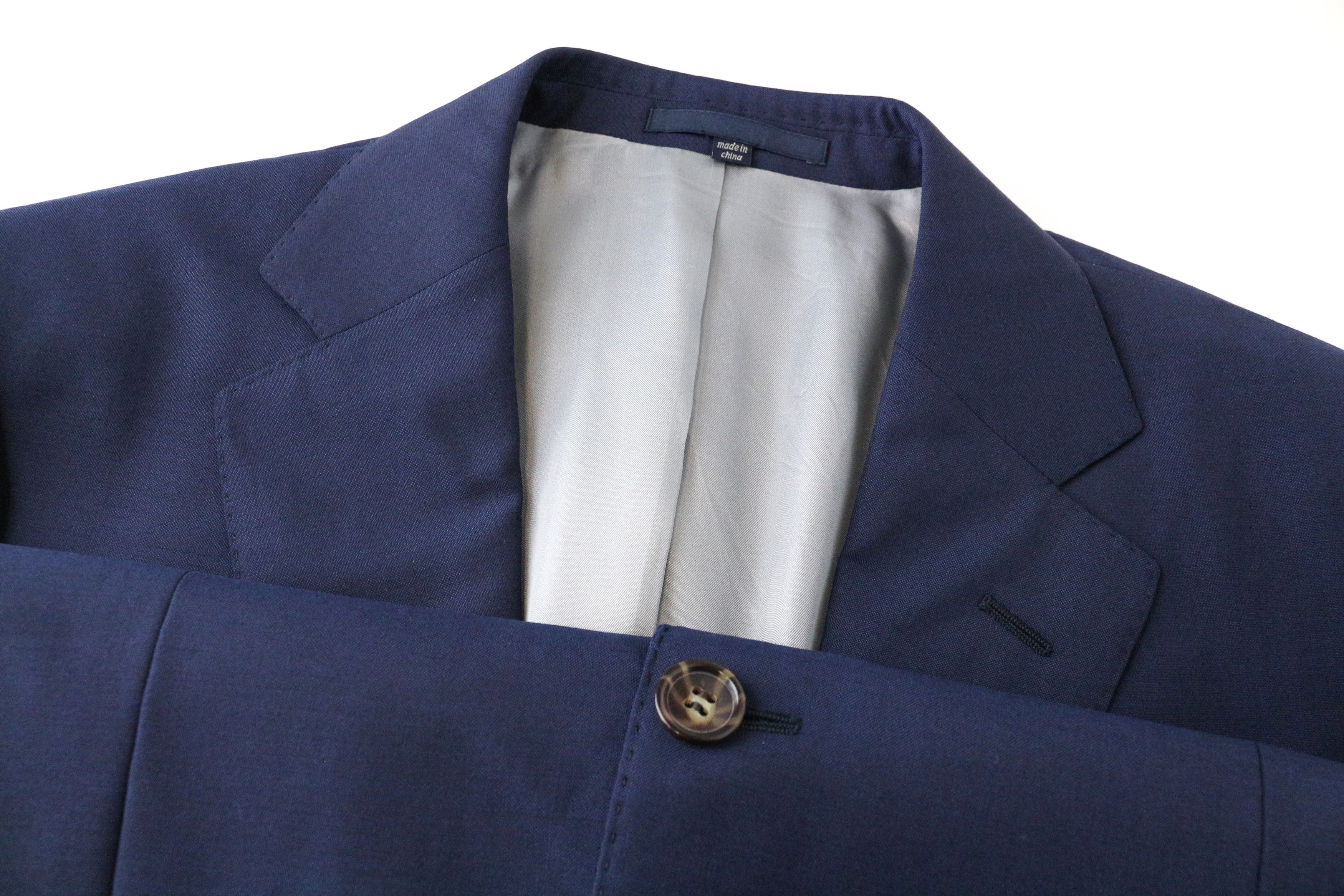 Suitsupply NAPOLI UK38R Wool Super 110's Blue Lined Blazer 61277 Size 38R - 3 Thumbnail