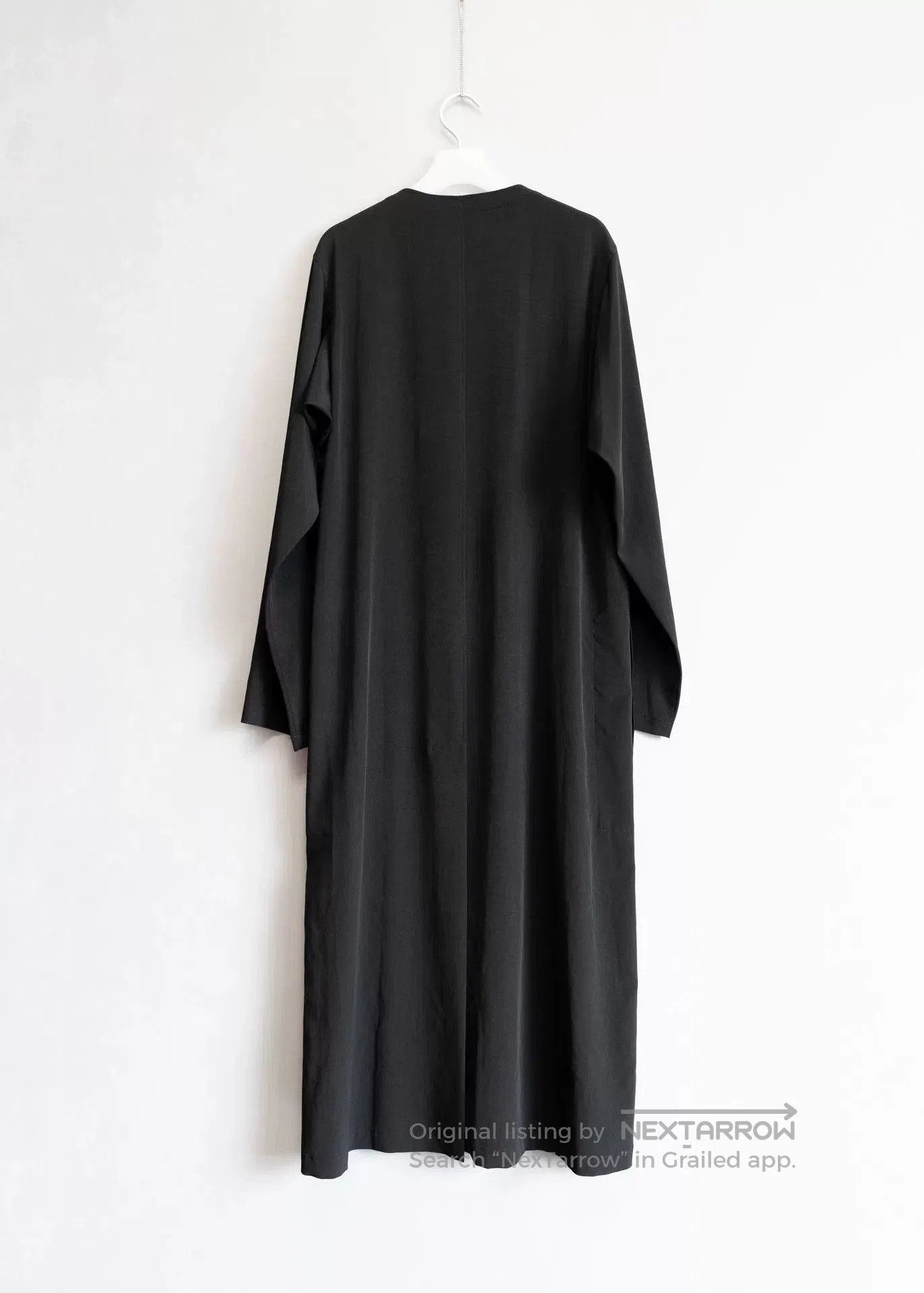 Yohji Yamamoto yohji yamamoto collarless black long robe. Size S / US 4 / IT 40 - 2 Thumbnail