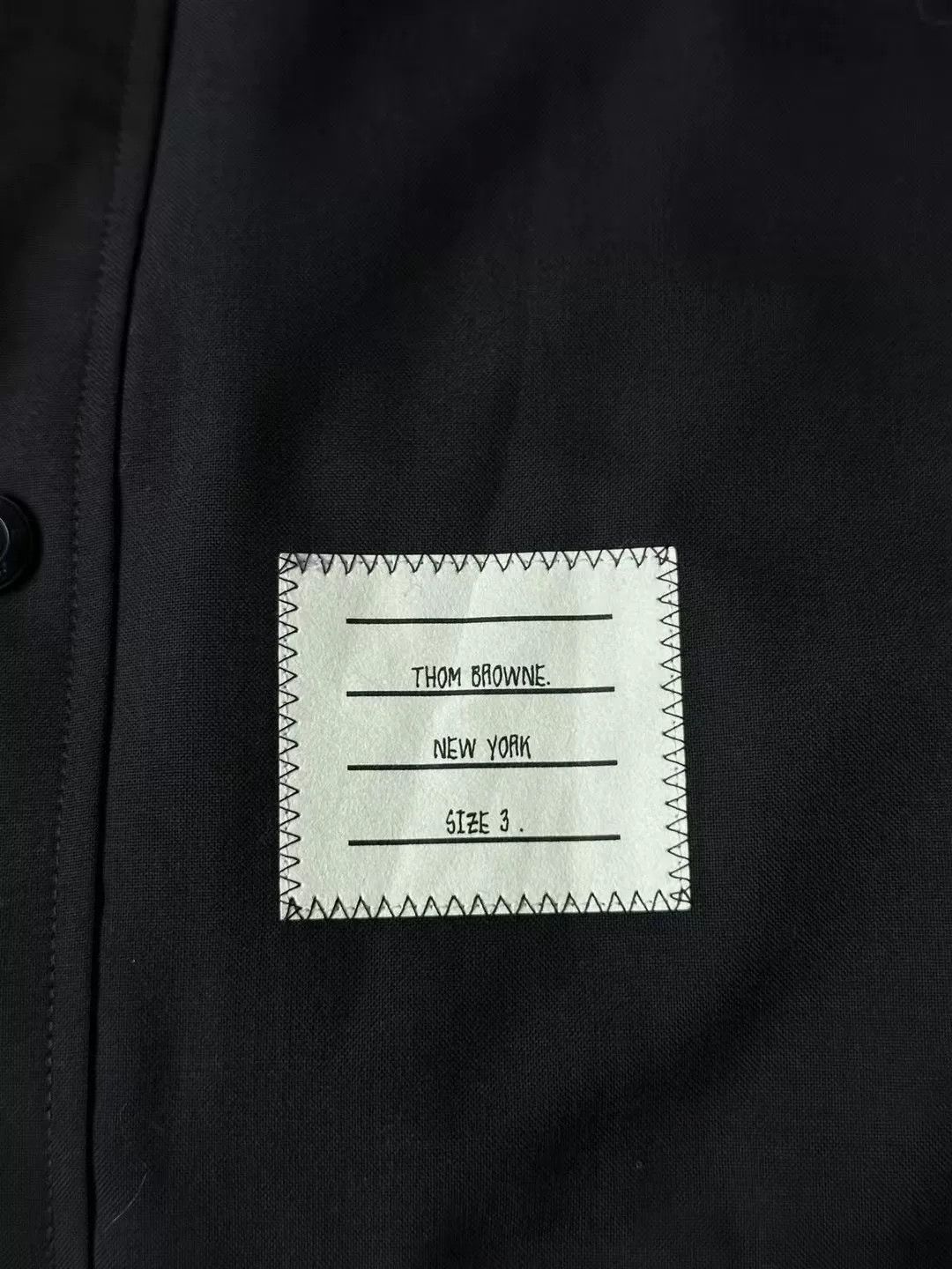 Thom Browne thom browne wool shirt jacket in black Size US L / EU 52-54 / 3 - 1 Preview