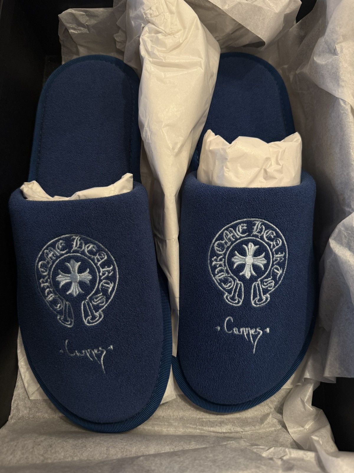 Chrome Hearts Chrome Hearts “Cannes” Slippers Size L Size US 12 / EU 45 - 1 Thumbnail
