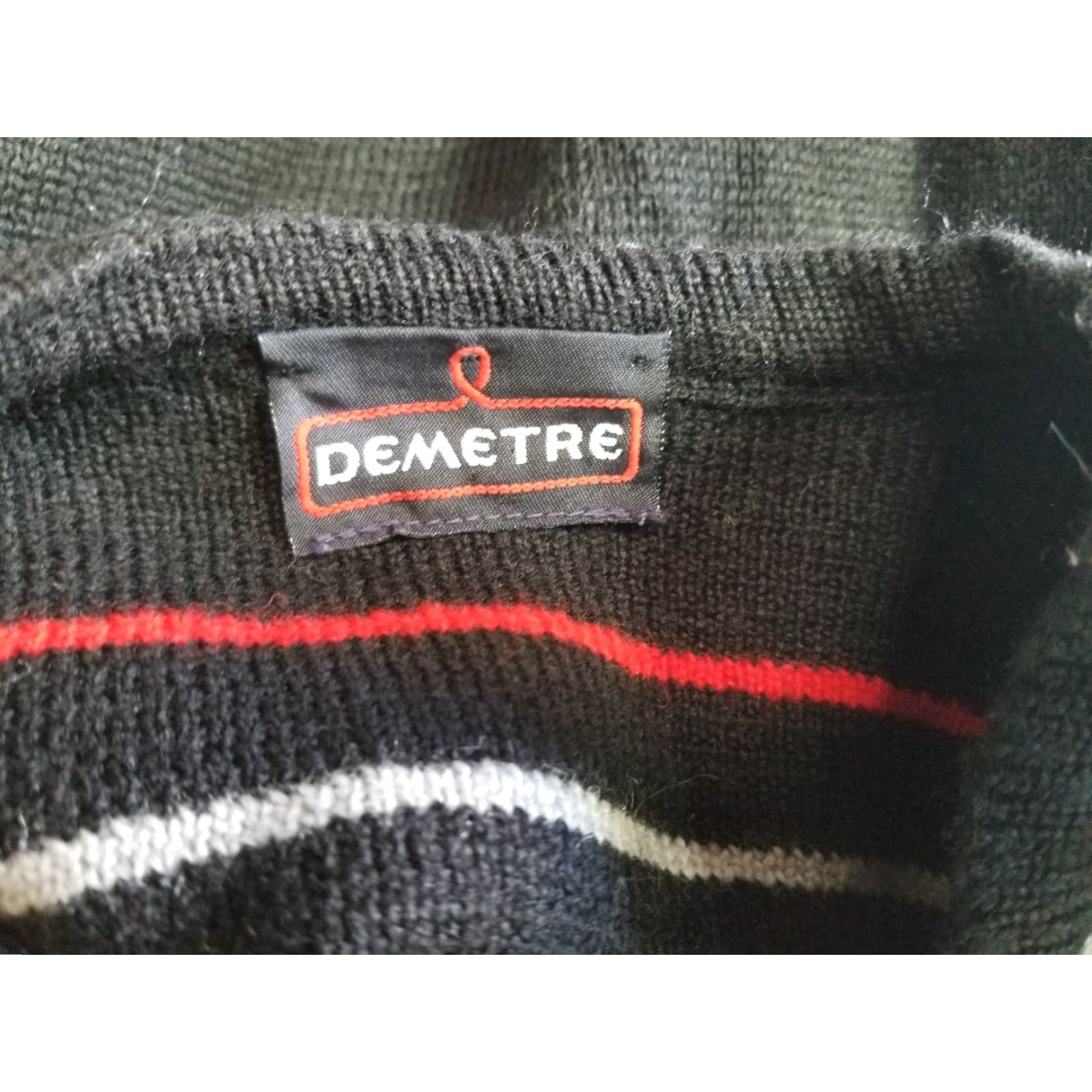 Vintage VINTAGE Demetre Wool Black Pullover Ski Sweater S Mens Distressed Skiing Measurements Small Size US S / EU 44-46 / 1 - 7 Thumbnail