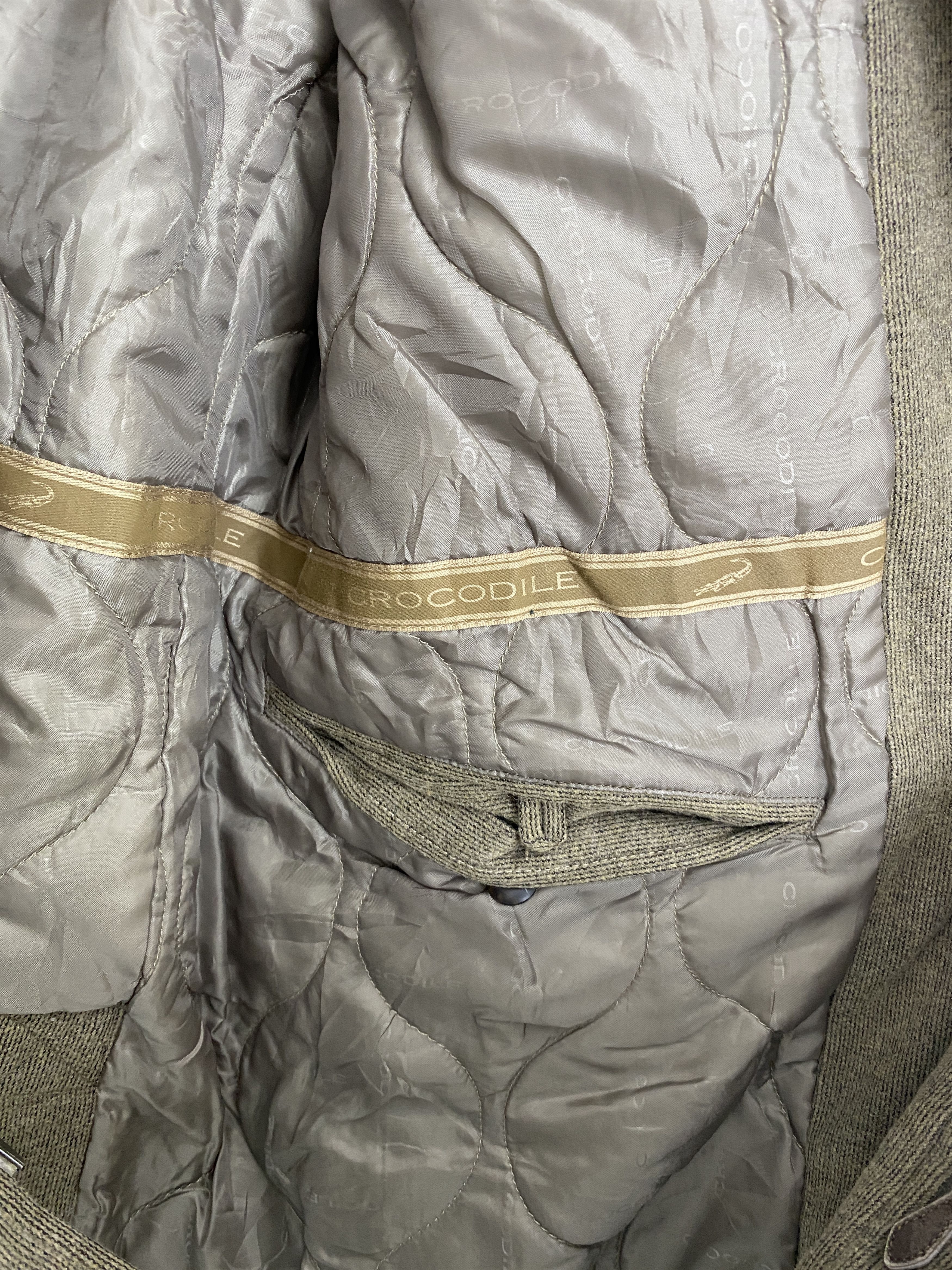 Japanese Brand Vintage Crocodile Ponteroro Zipper Up Jacket Brown JA0083 Size US L / EU 52-54 / 3 - 10 Thumbnail