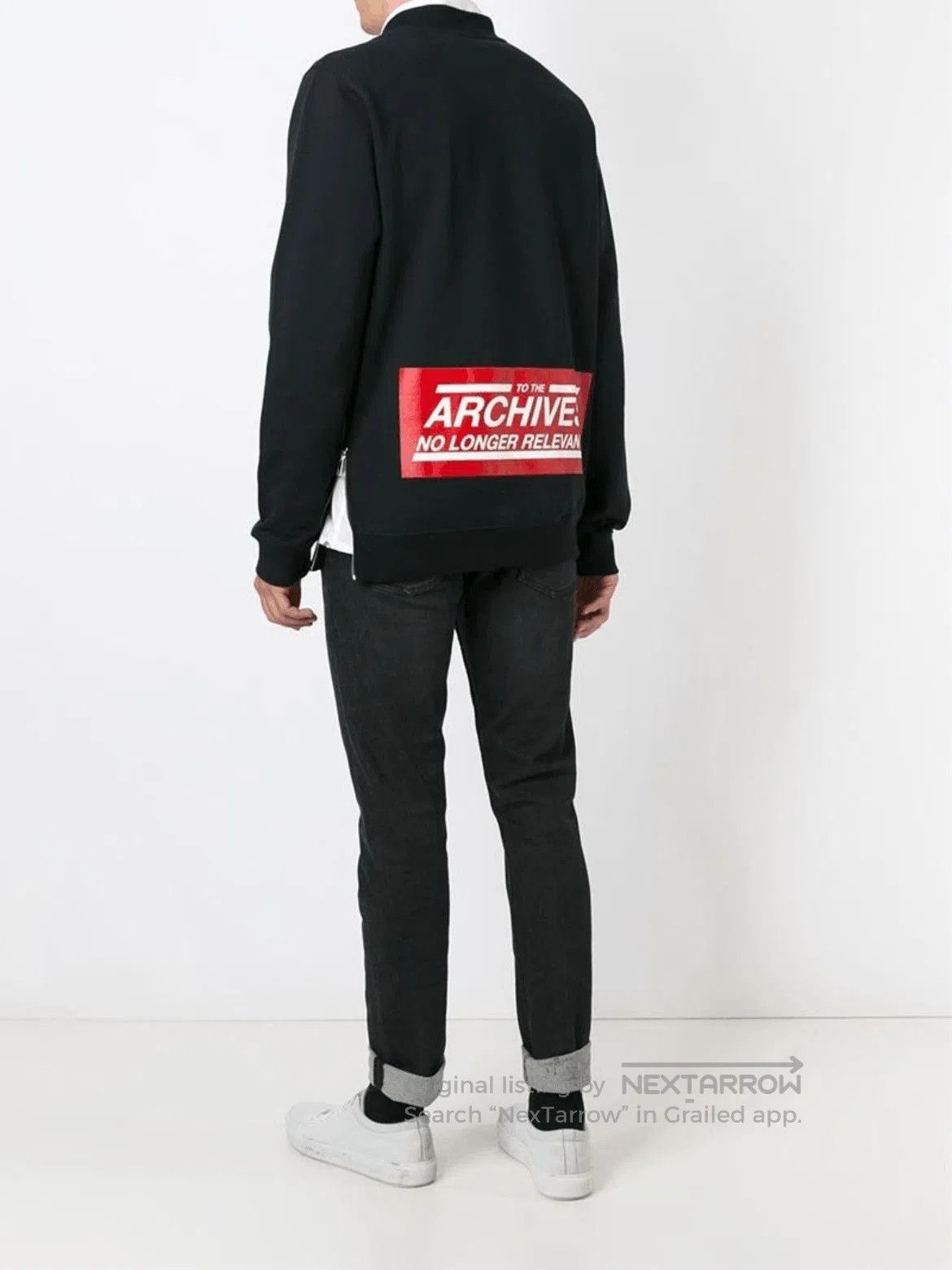 Raf Simons Raf Simons Side Zipper Sweatshirt. Size US L / EU 52-54 / 3 - 9 Thumbnail