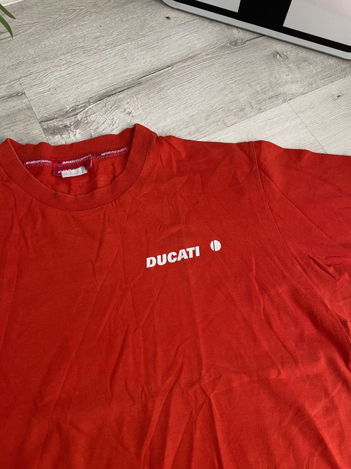 Ducati Vintage 90s Moto Ducati Performance Historic Logo Colle Tee Size US L / EU 52-54 / 3 - 5 Thumbnail