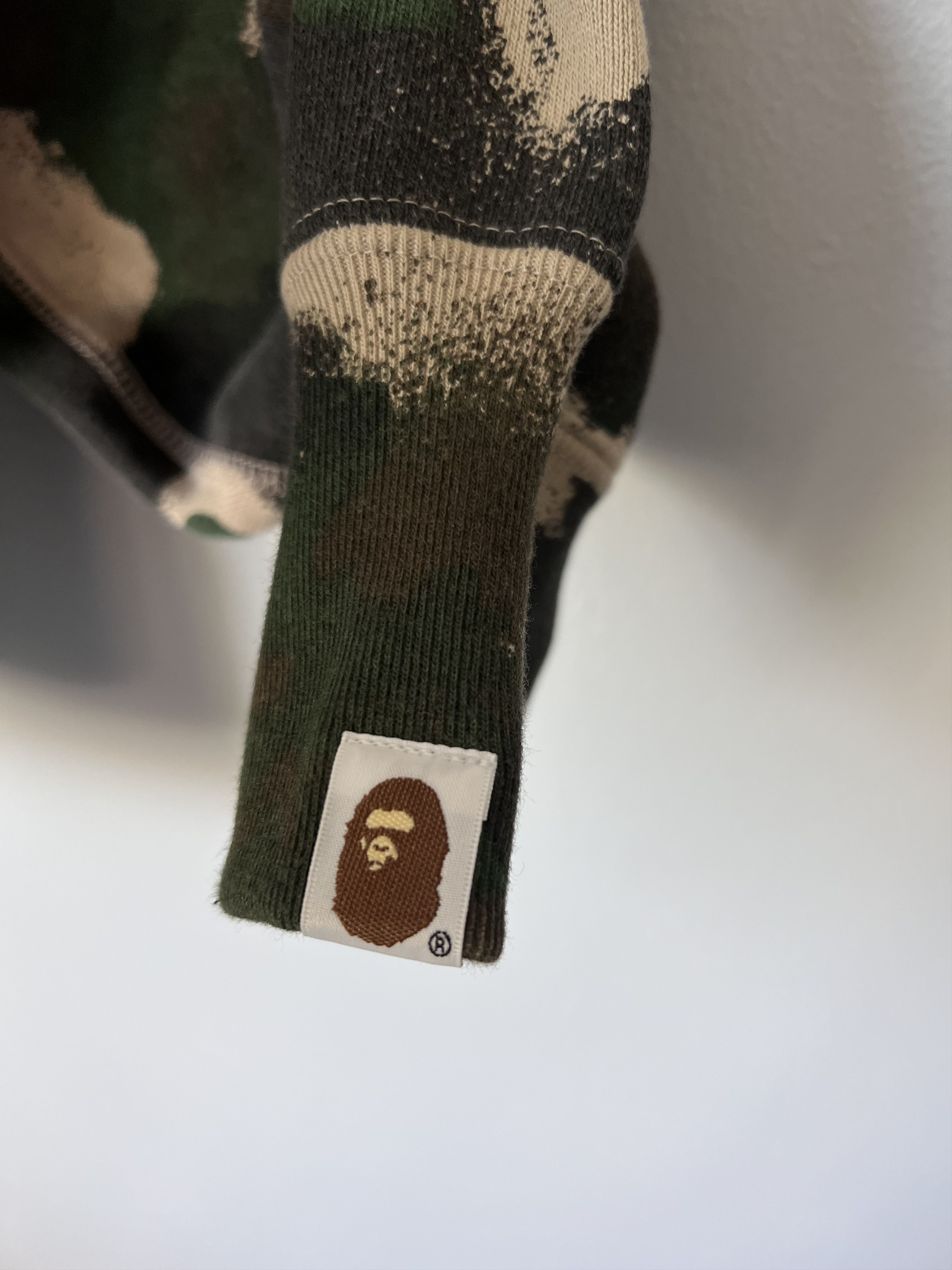 Bape Bape Map Camo Full Zip Shark Hoodie Size US L / EU 52-54 / 3 - 5 Thumbnail