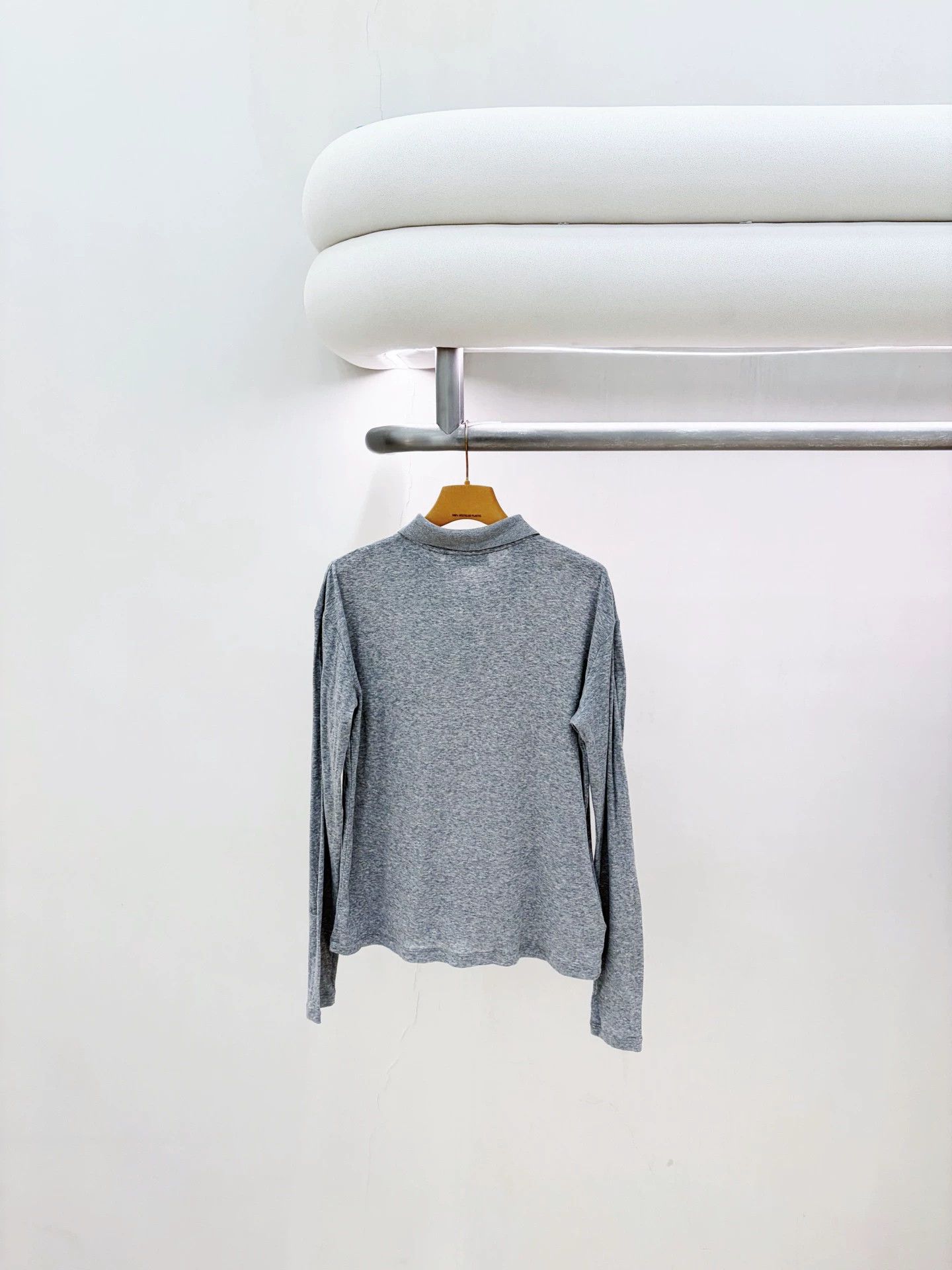 Miu Miu Miu Miu gray knit Polo XS Size XS / US 0-2 / IT 36-38 - 2 Thumbnail