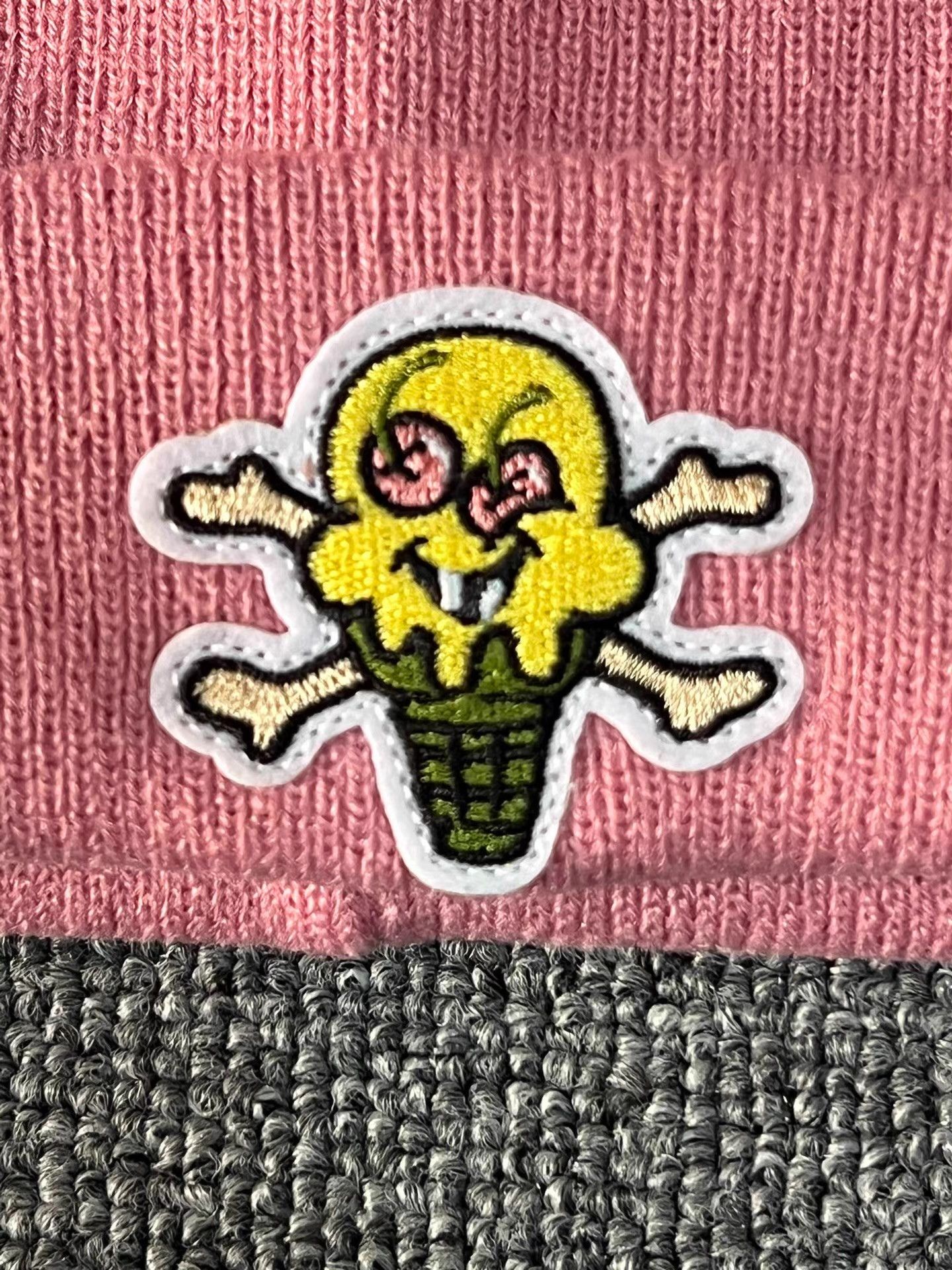 Billionaire Boys Club 22FW BBC ICECREAM Embroidered Skull Ice Cream Beanie Q7 Size ONE SIZE - 3 Thumbnail