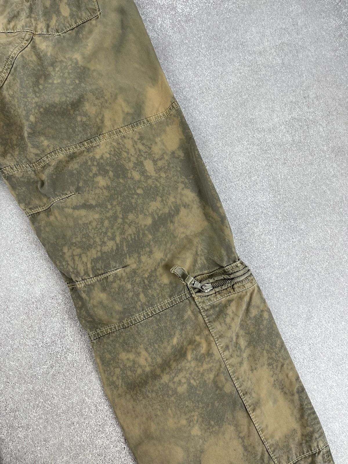Aeronautica Militare Aeronautica Militare Custom Tie Dye Multipocket Cargo Pants Size US 33 - 13 Thumbnail