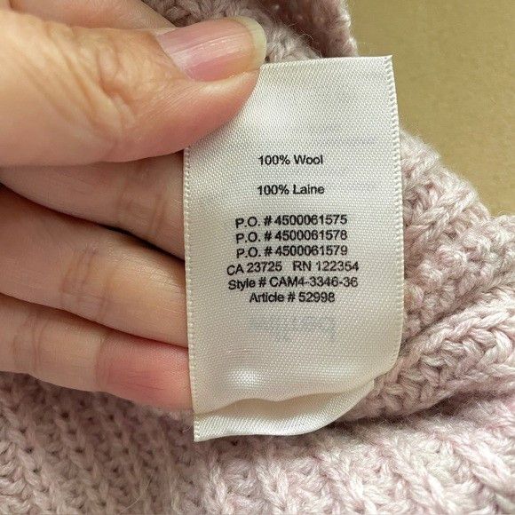 Aritzia Aritzia Wilfred Pink Durandal Merino Wool Sleeveless Vest Size XS / US 0-2 / IT 36-38 - 5 Thumbnail