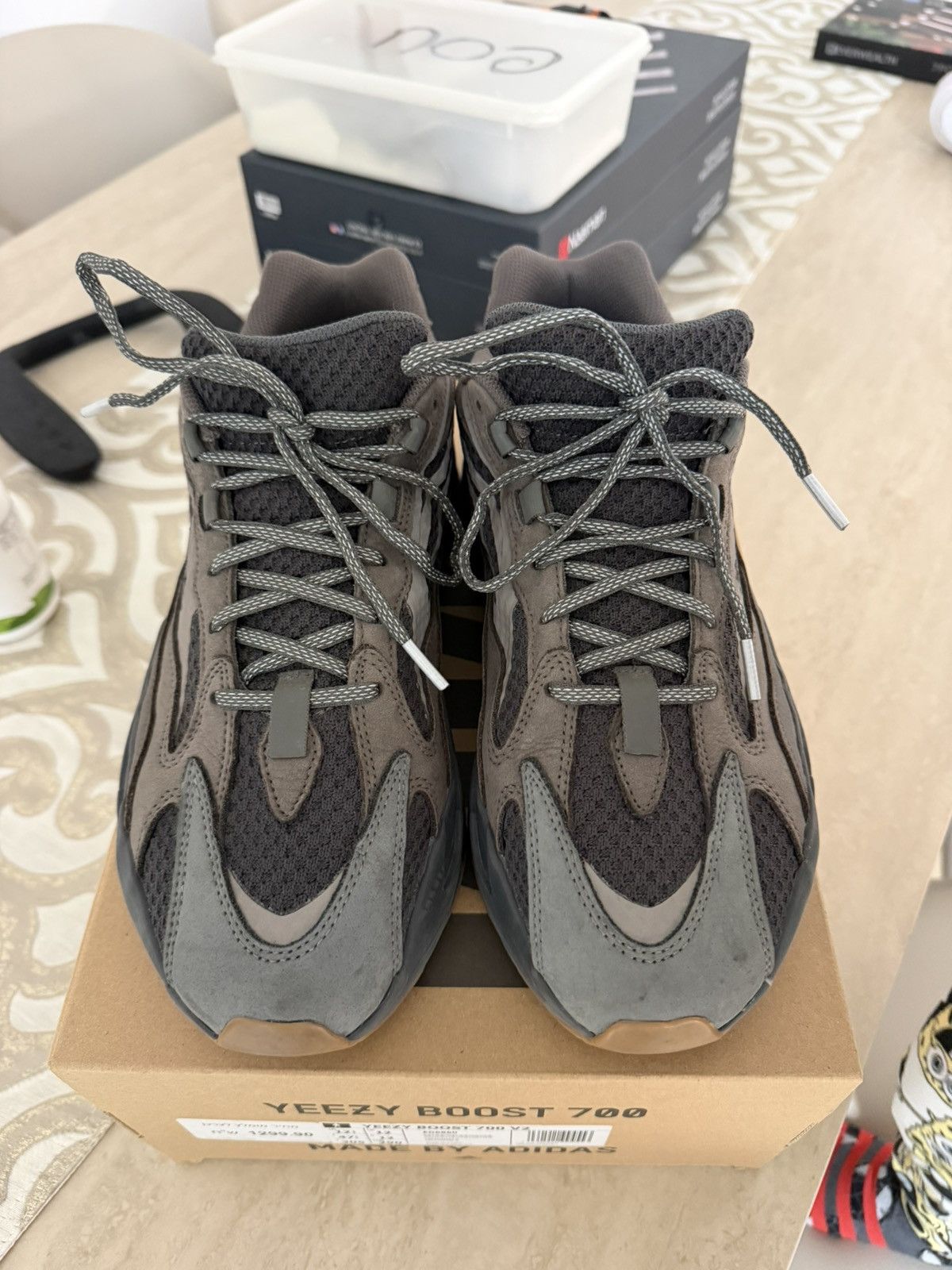 Yeezy Adidas Yeezy Boost 700 V2 Geode 12.5US Size US 12.5 / EU 45-46 - 2 Thumbnail