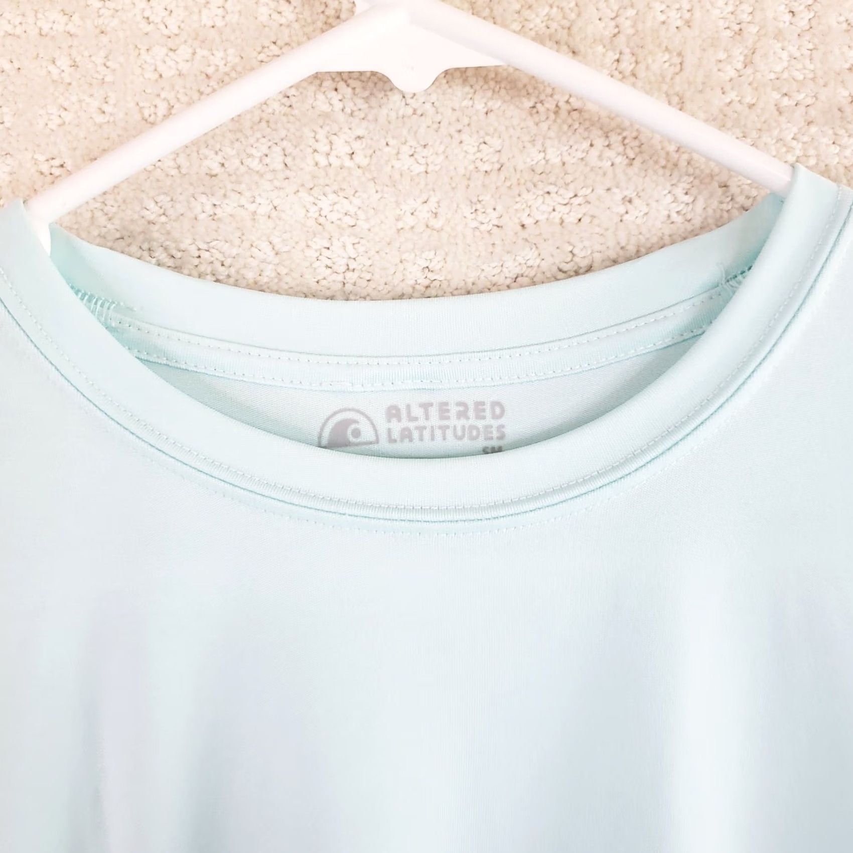 AQUA Altered Latitude Shirt Aqua Blue Long Slv. S Unisex Bohicket Marina Size US S / EU 44-46 / 1 - 5 Thumbnail