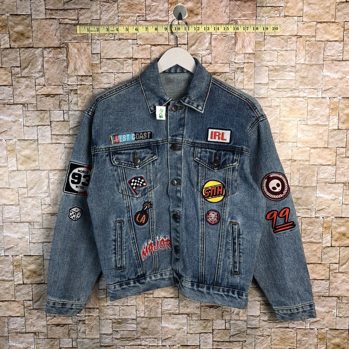 Japanese Brand Phoenix 29 Denim patch vintage jeans Jacket #A266 Size US M / EU 48-50 / 2 - 1 Thumbnail