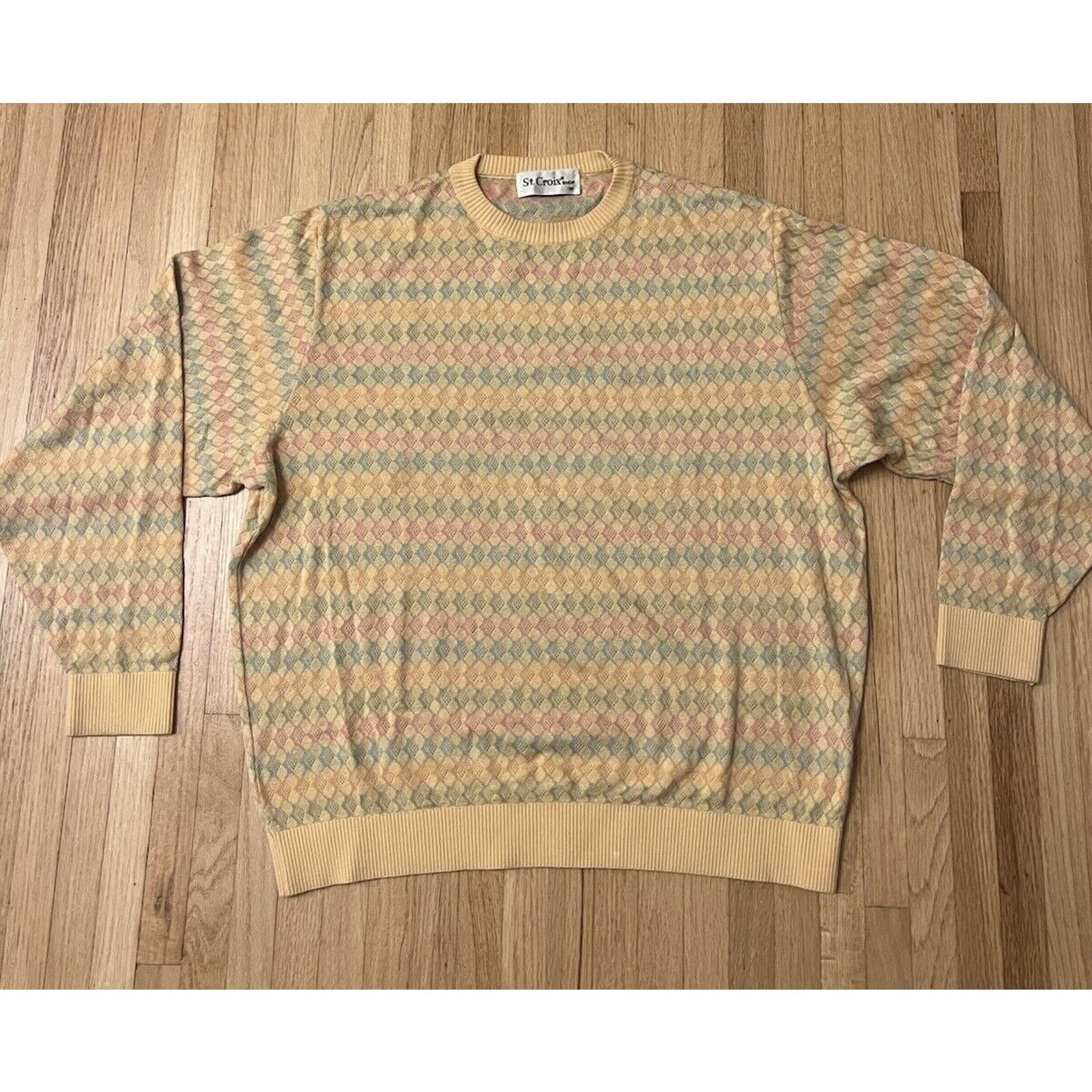 St. Croix Vintage St Croix Shop Knit Sweater Coogi Style Men M Size US S / EU 44-46 / 1 - 3 Thumbnail