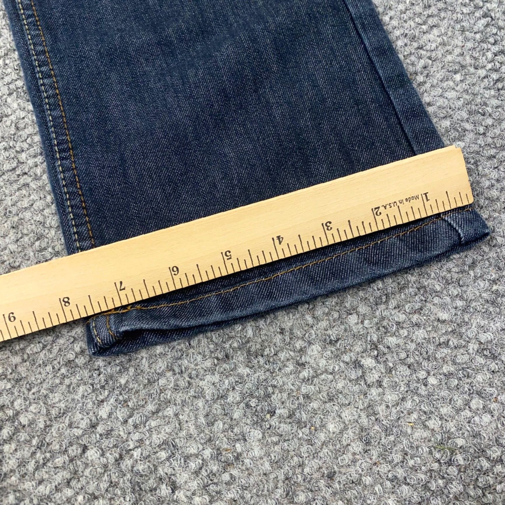 PD&C PD & C Jeans Mens 32x30 Blue Faded Straight Leg Size US 32 / EU 48 - 6 Thumbnail