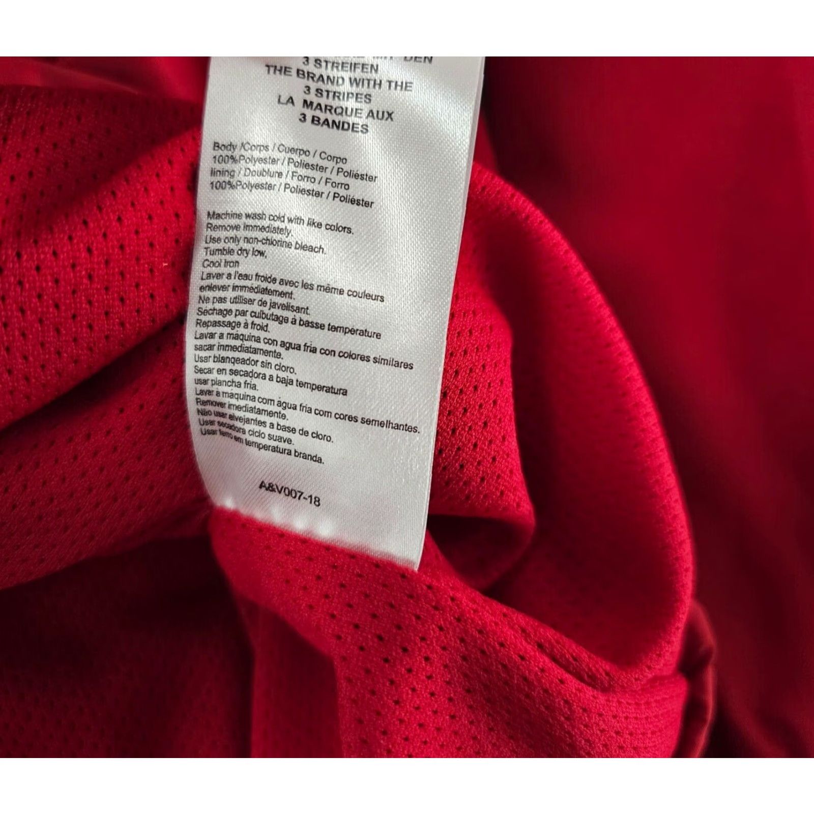 Adidas VINTAGE adidas Jacket Mens XL Windbreaker Full Zip Arkansas Razorbacks Red Size US XL / EU 56 / 4 - 6 Thumbnail