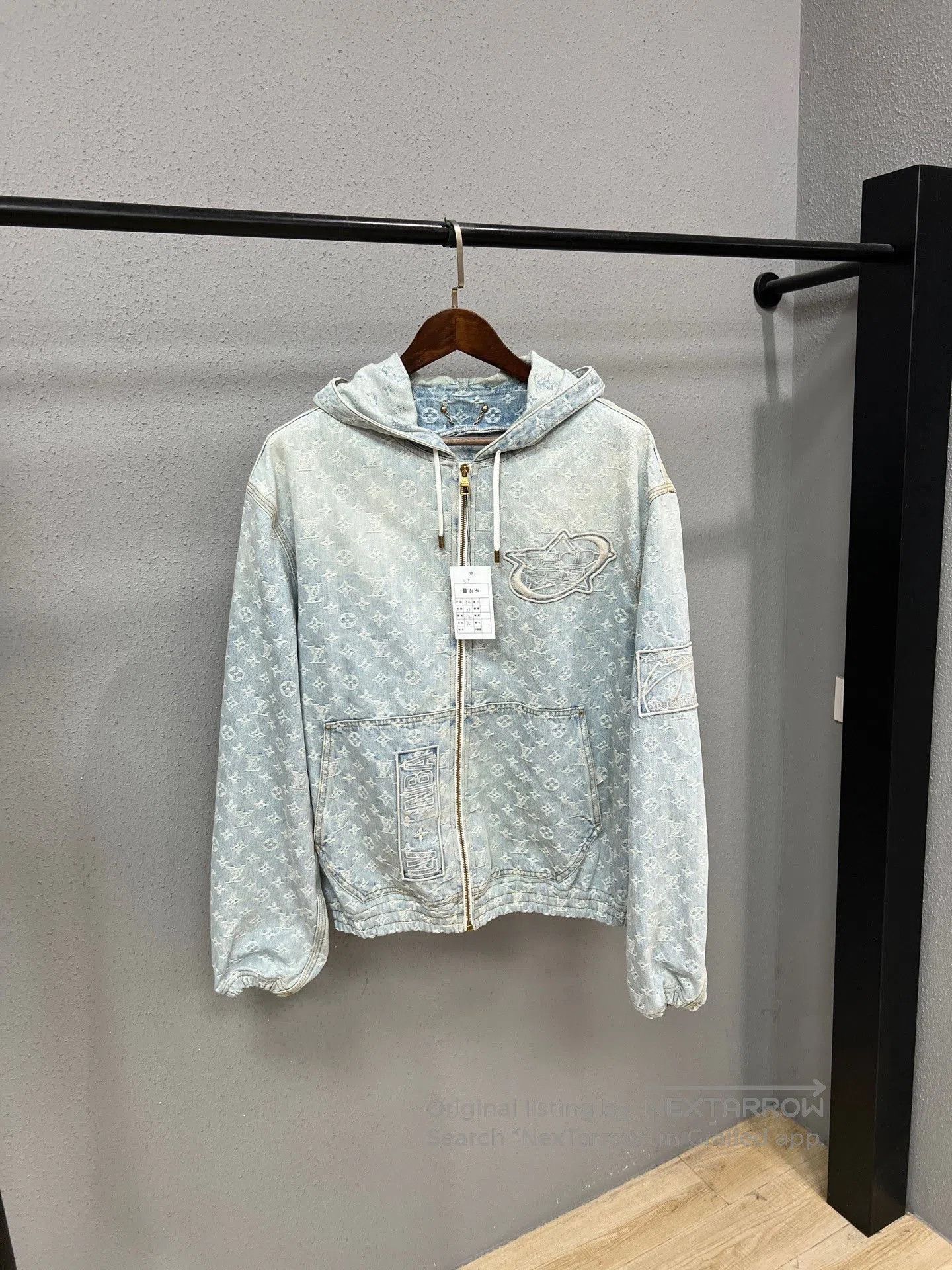 Louis Vuitton Louis Vuitton LV x NBA Washed Monogram Denim Jacket. Size US L / EU 52-54 / 3 - 1 Thumbnail
