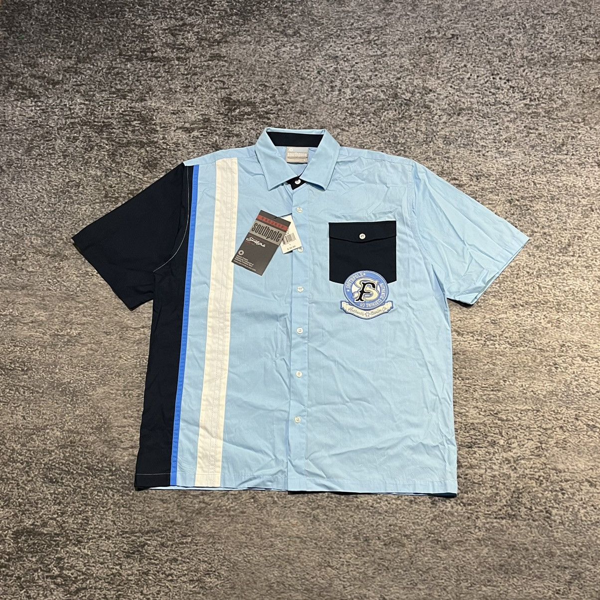 Southpole VINTAGE Y2K SOUTHPOLE HIP-HOP SKATER MECHANIC BUTTON DOWN Size US L / EU 52-54 / 3 - 1 Thumbnail