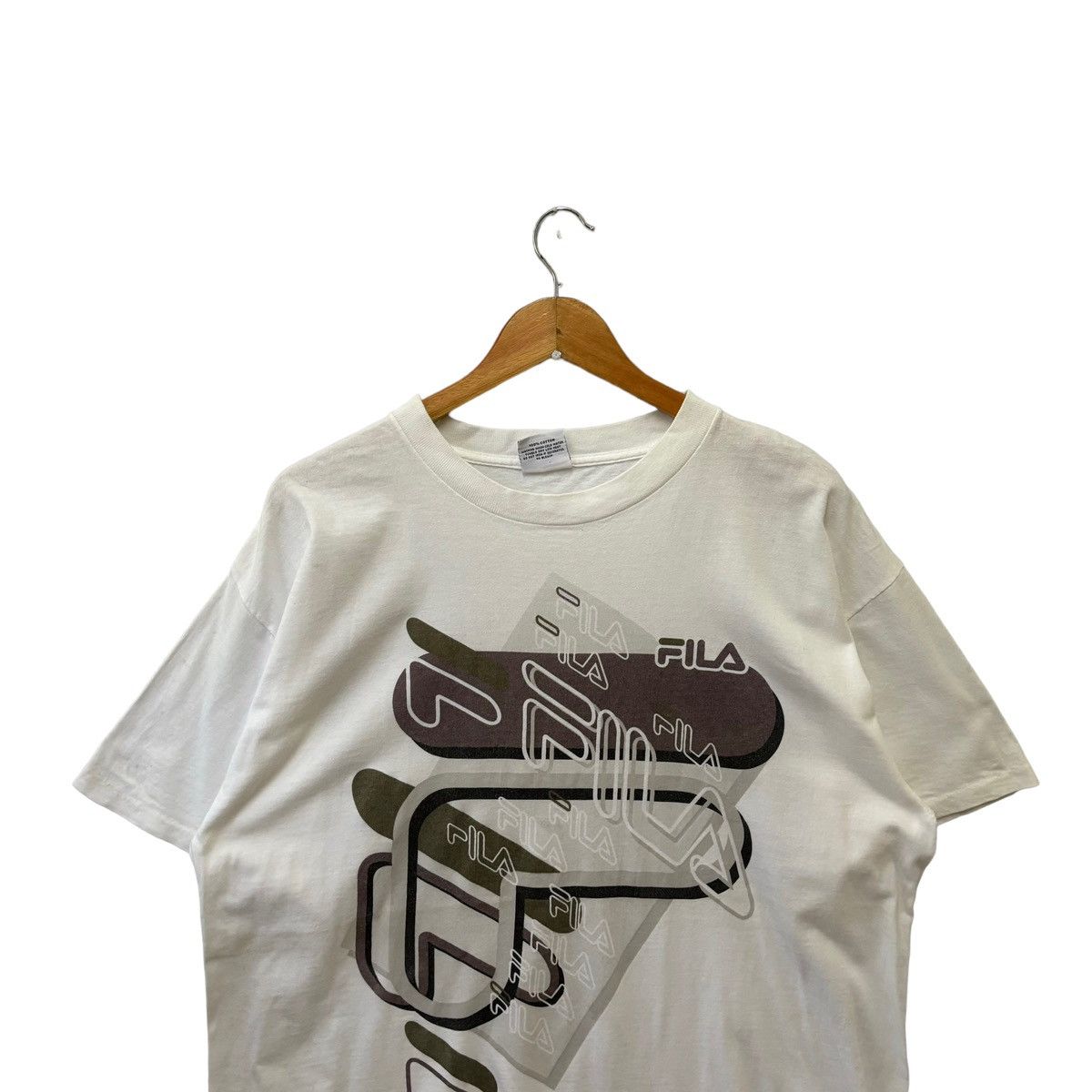 Fila × Vintage Vintage Fila Sportwear Tshirt Big Logo Size US L / EU 52-54 / 3 - 2 Thumbnail