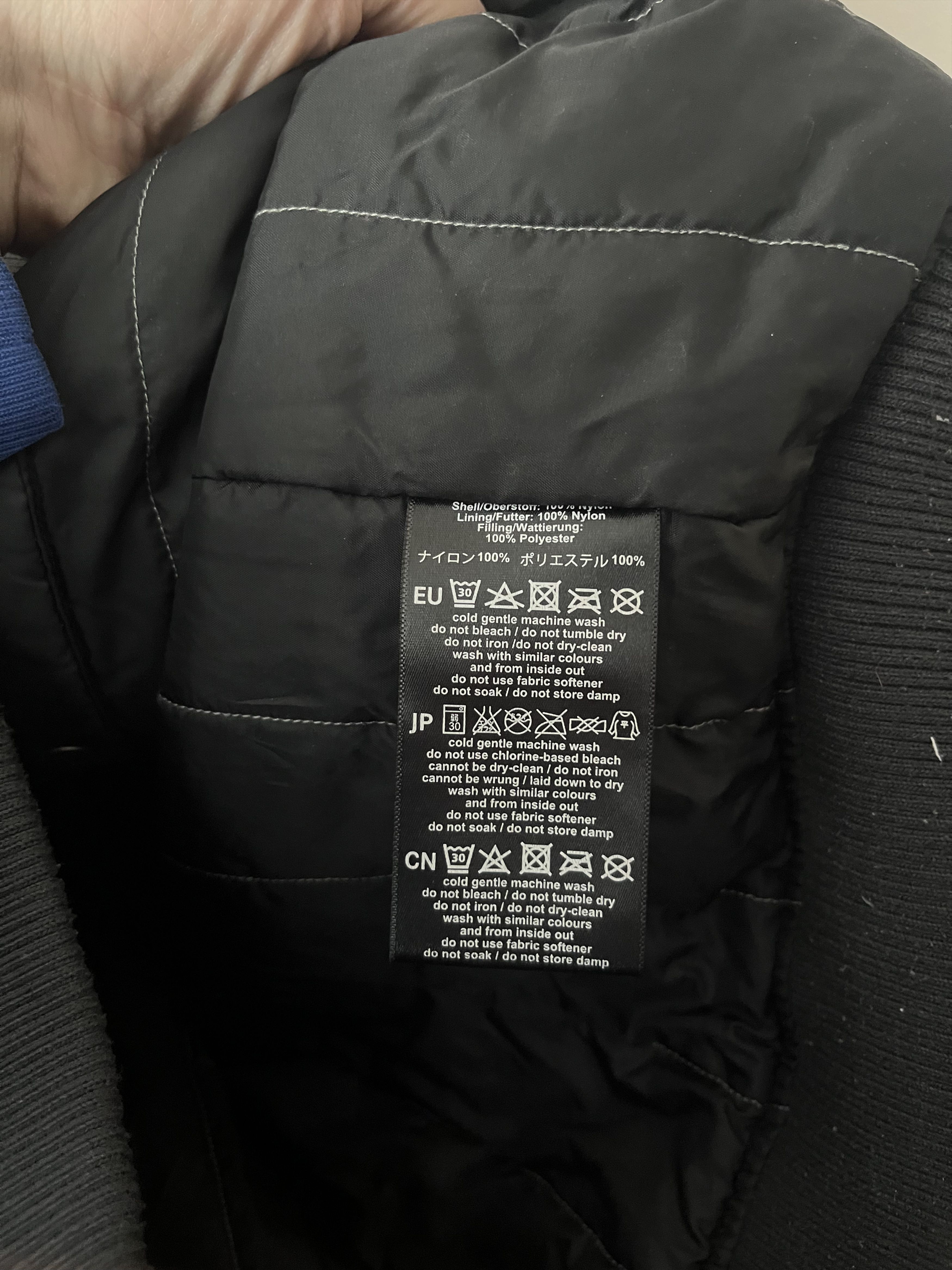 Mercedes-Benz Mercedes Benz Men's Nylon Jacket Bomber Script Logo Size US XL / EU 56 / 4 - 11 Thumbnail
