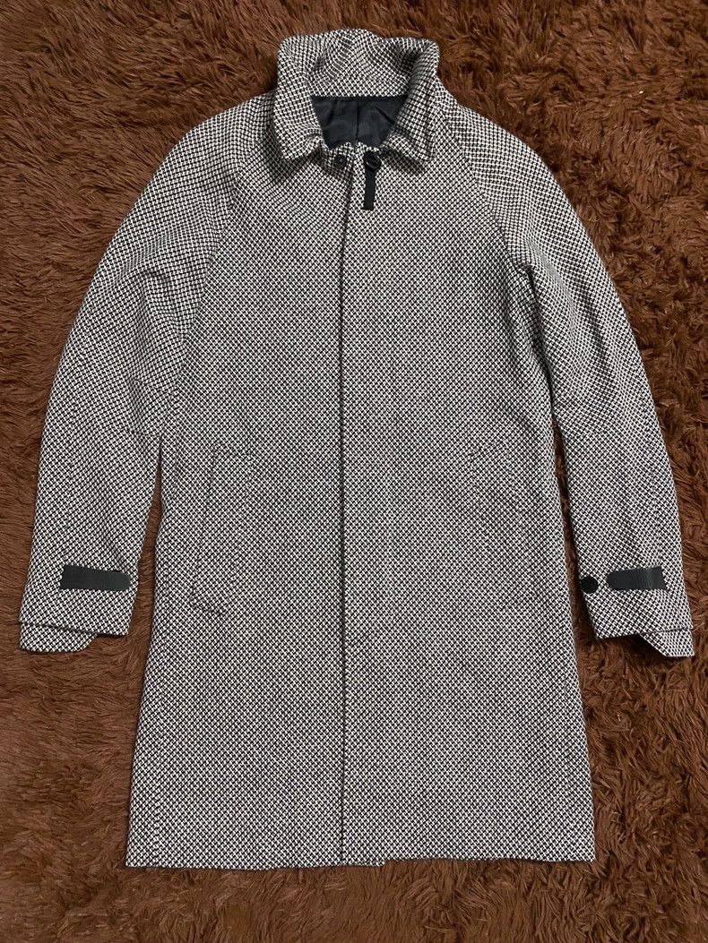 Undercover UNDERCOVER Houndstooth shapeable collar coat 2505-Nextarrow Size US M / EU 48-50 / 2 - 1 Thumbnail