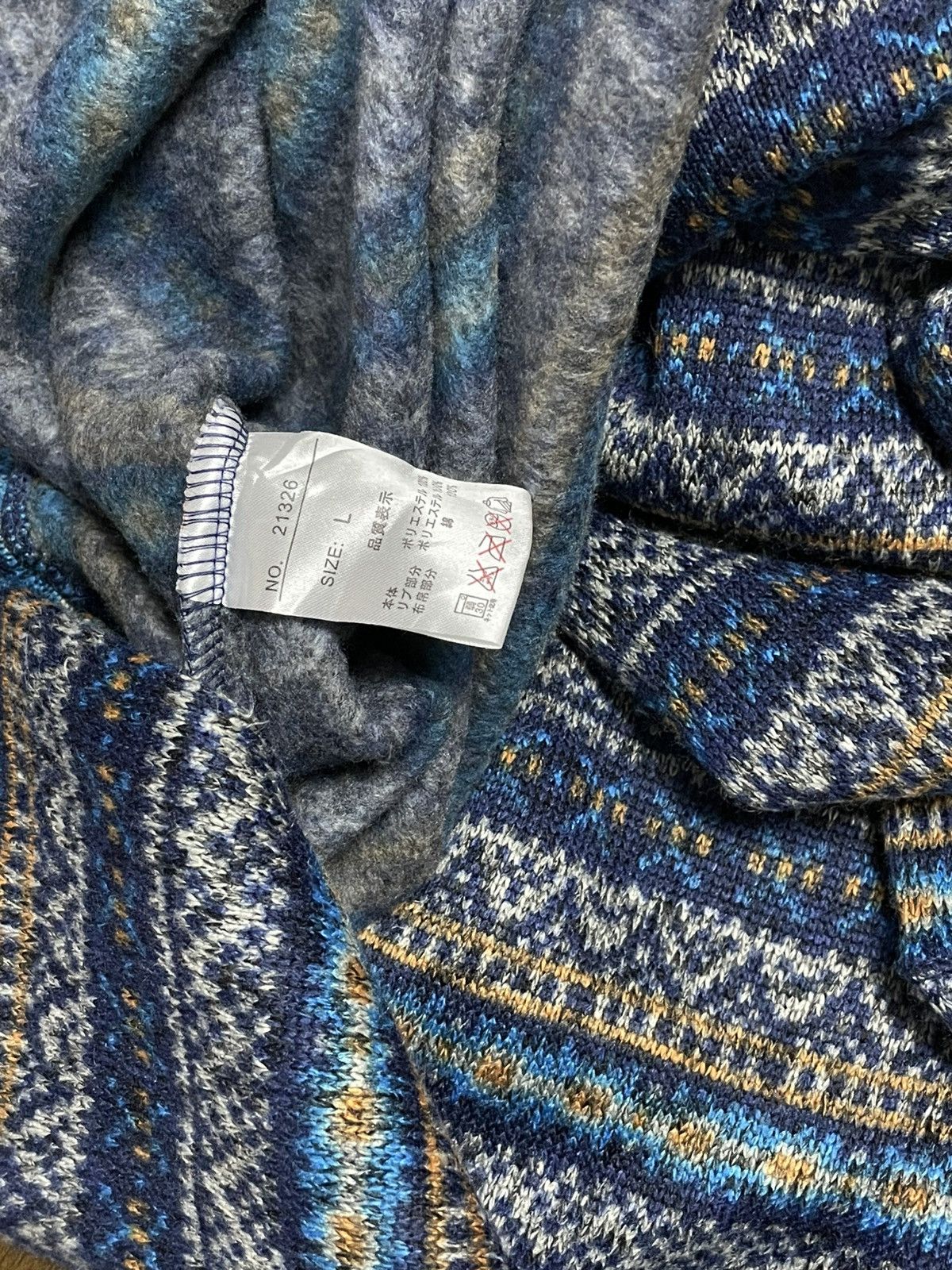 Kansai Yamamoto Vintage 90s Japan Designer Kansai Yamamoto Navajo Sweatshirt Size US M / EU 48-50 / 2 - 12 Thumbnail