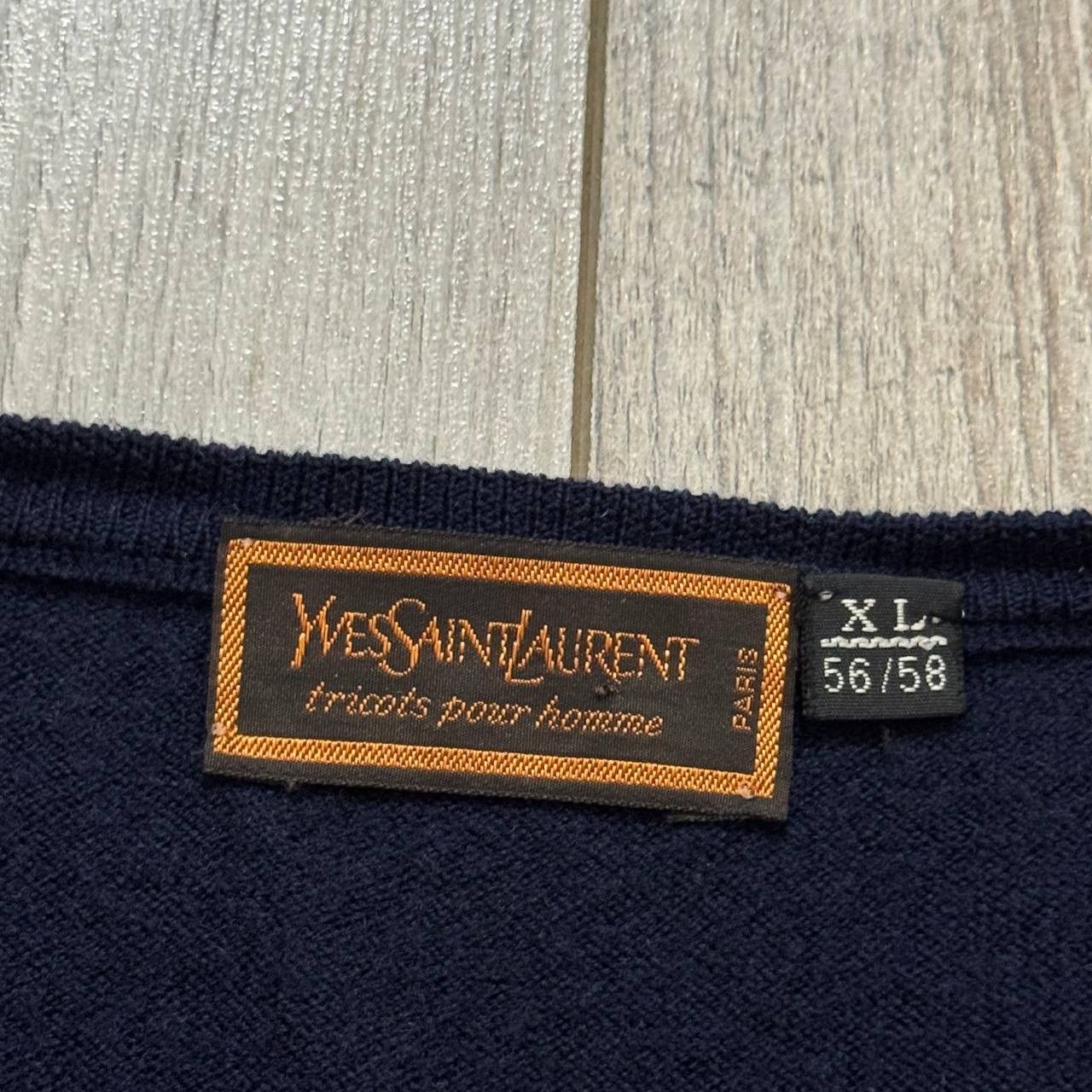 Yves Saint Laurent Vintage 80/90s YSL Yves Saint Laurent Wool Vest Size US XL / EU 56 / 4 - 8 Thumbnail
