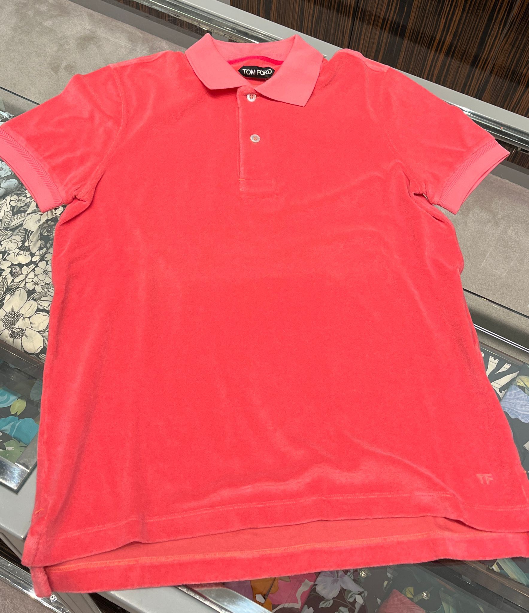 Tom Ford o1loc1c0525 TFJ221 Polo Shirt in Red Size US M / EU 48-50 / 2 - 1 Thumbnail