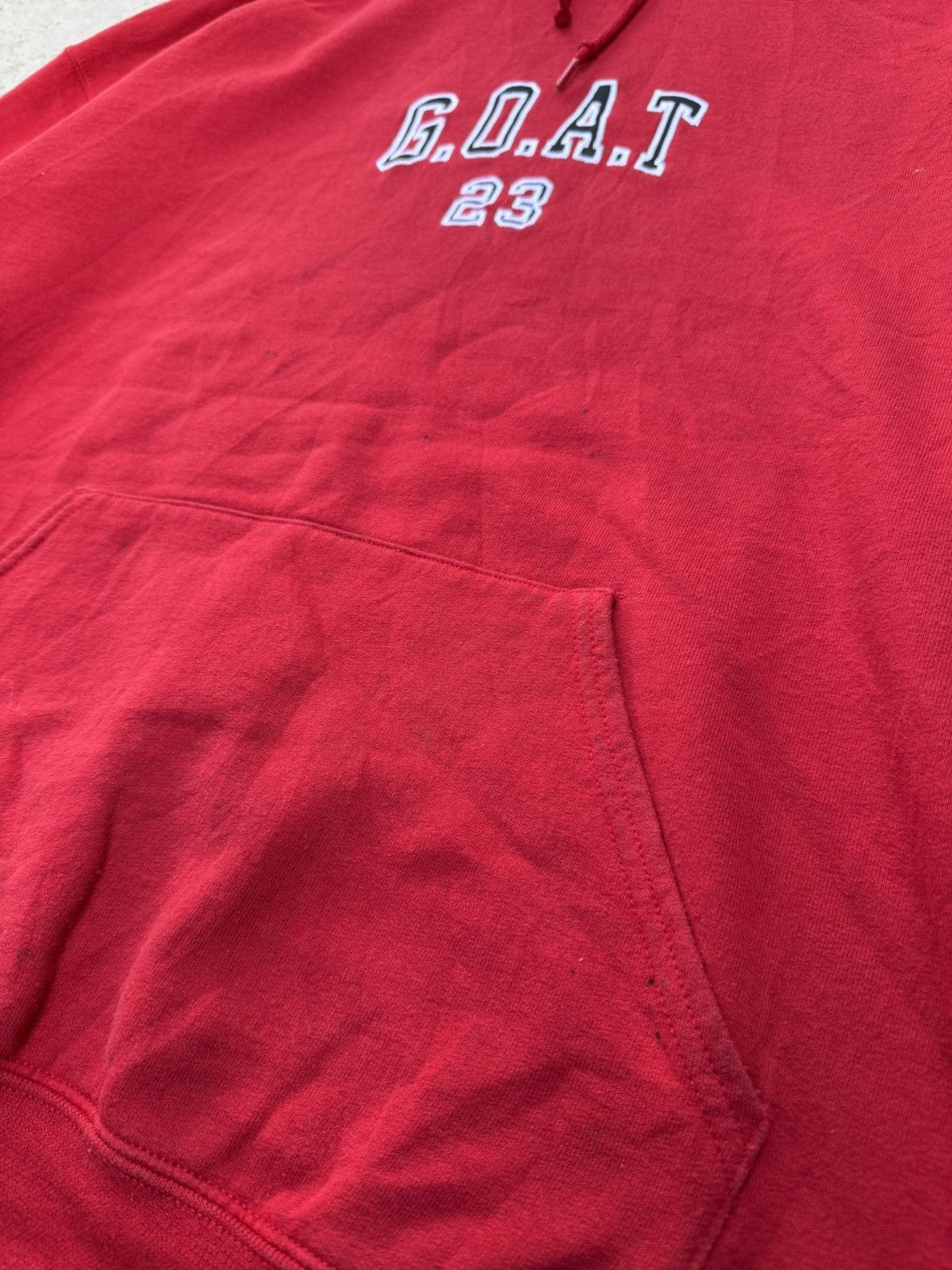 GOAT Crew 🔥 Jordan Goal Of All Time 23 Basketball Baggy Hoodie Size US L / EU 52-54 / 3 - 4 Thumbnail