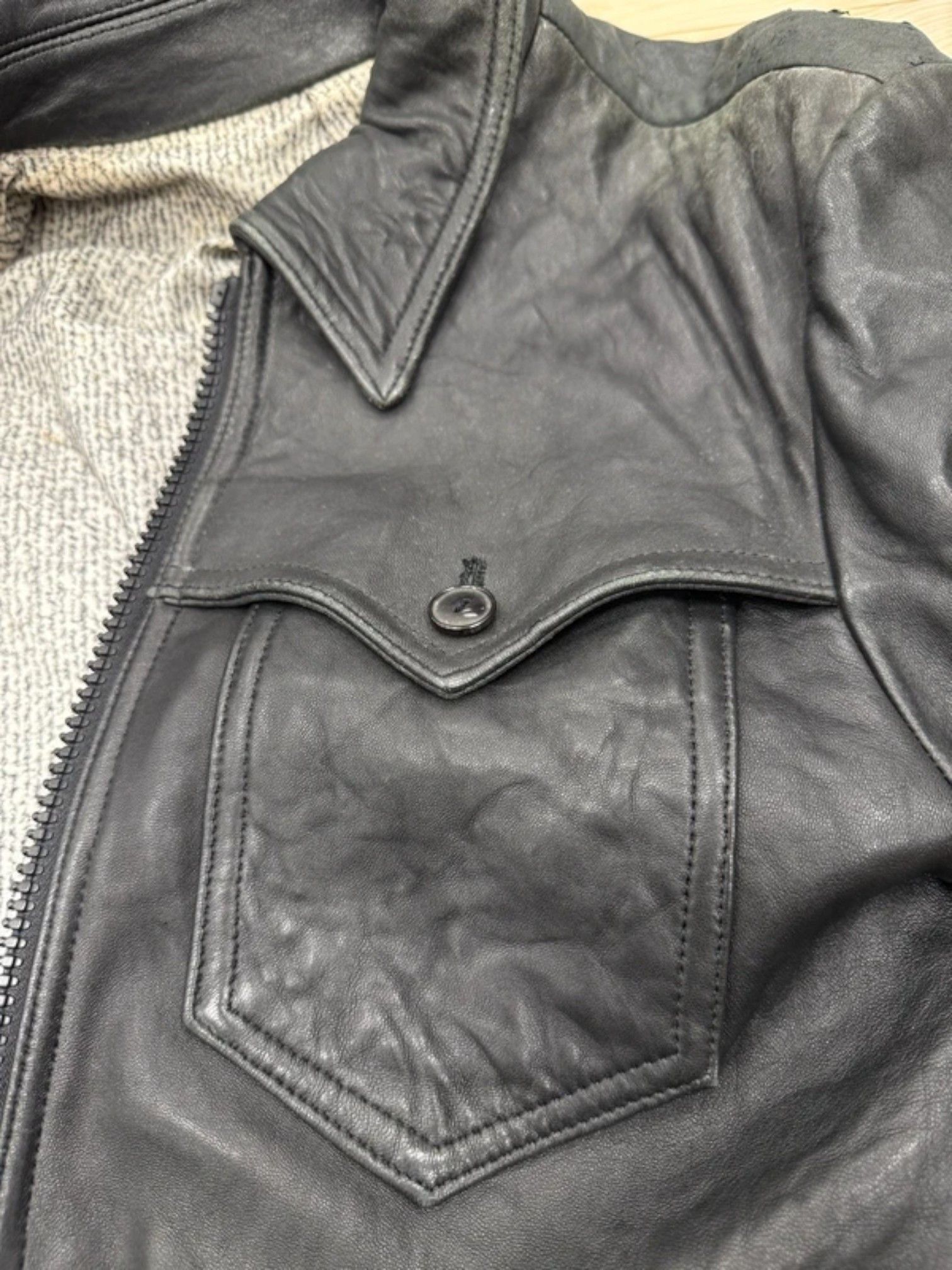 Number (N)ine Number (N)ine Western Leather Jacket FW2007 Size US M / EU 48-50 / 2 - 12 Thumbnail