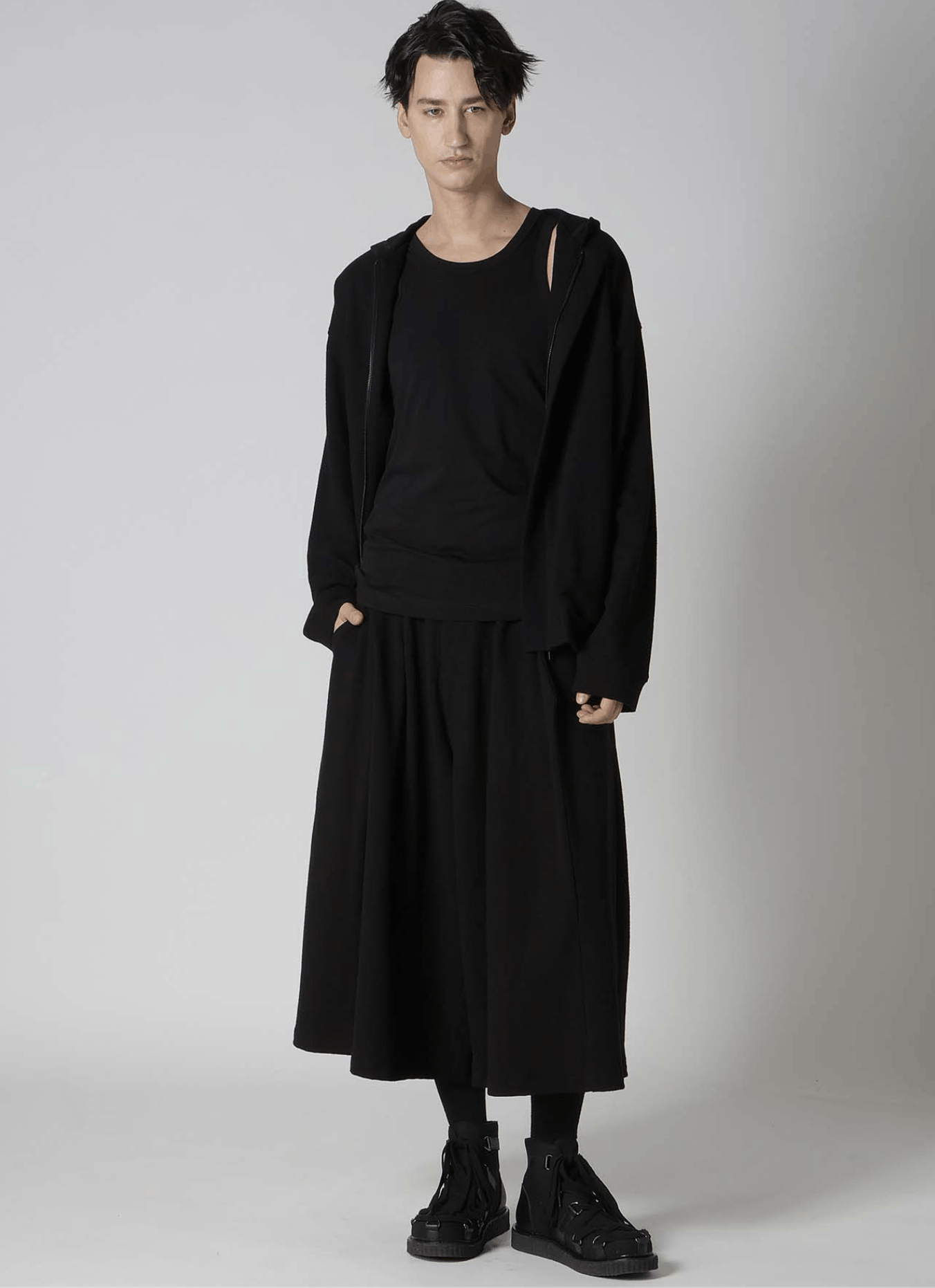 Yohji Yamamoto Yohji Yamamoto Pour Homme AW24 - JERSEY TUCK PANTS Size US 32 / EU 48 - 2 Thumbnail