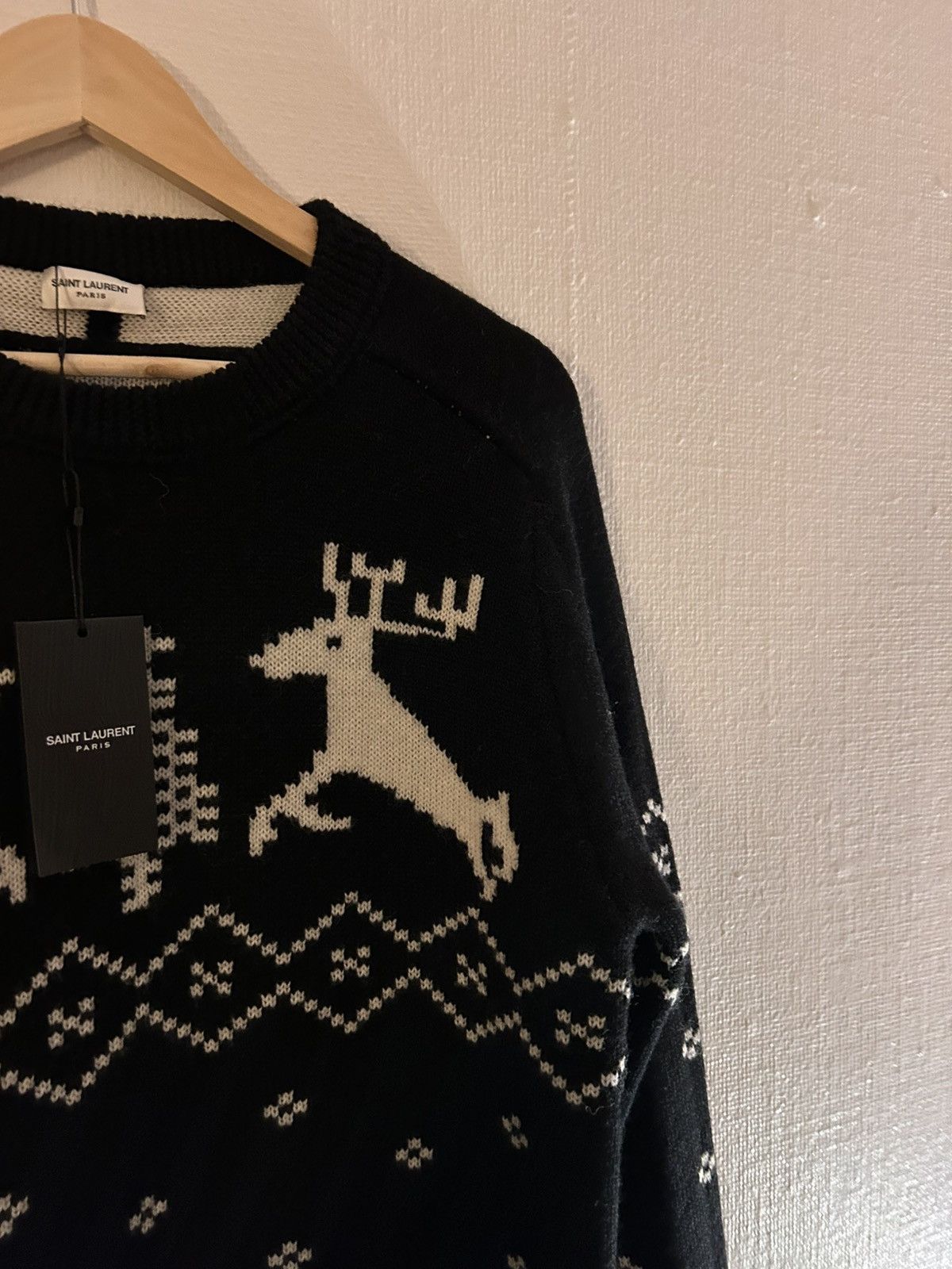 Saint Laurent Paris Saint Laurent Knit Sweater Size US M / EU 48-50 / 2 - 5 Thumbnail