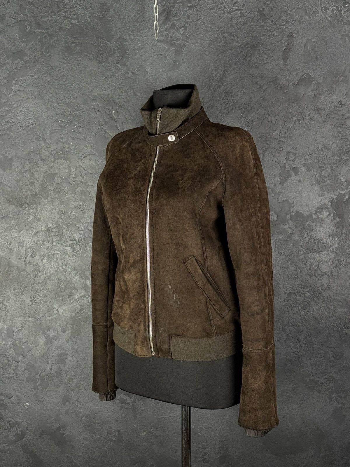 Prada 2000s Prada Brown Shearling Leather Jacket Women's Size L / US 10 / IT 46 - 10 Thumbnail