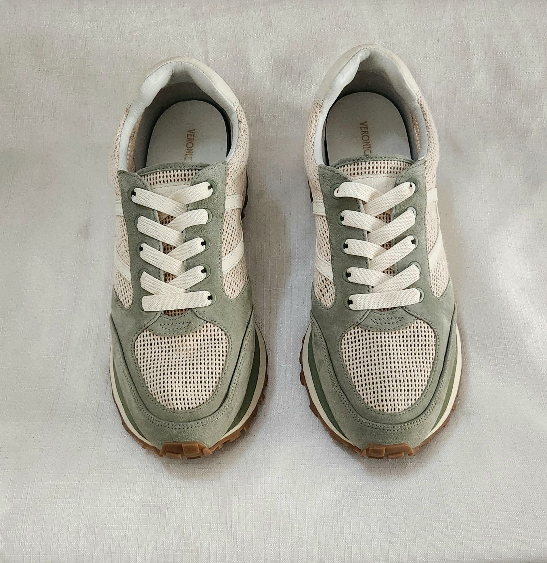 Designer × Veronica Beard Veronica Beard Valentina Wedge Slip-On Sneaker Sage Green 12 Size US 12 / IT 42 - 2 Thumbnail
