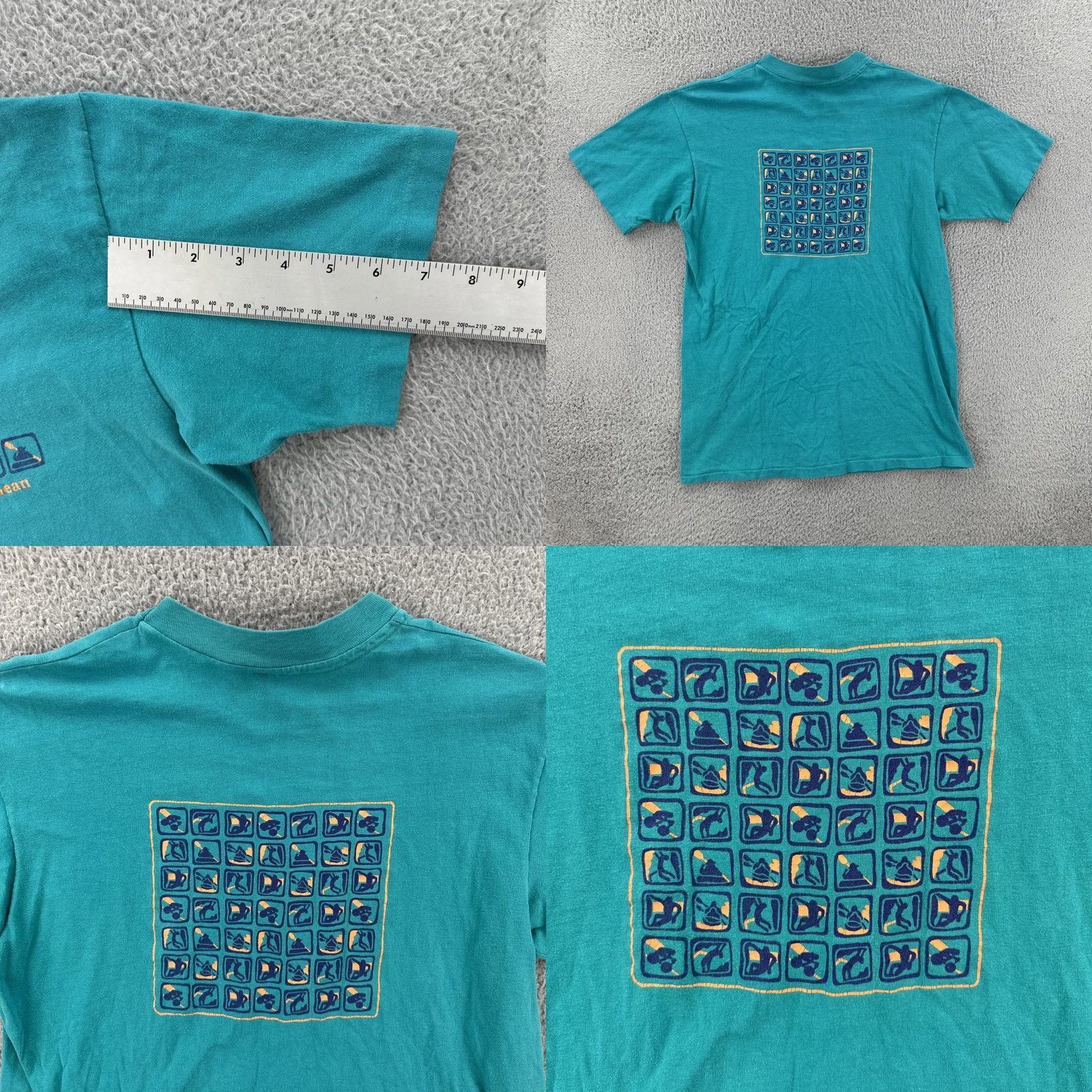 Hanes VINTAGE Hanes Beefy-T Shirt Mens L Green 90s Crew Neck Short Sleeve Made In USA Size US L / EU 52-54 / 3 - 11 Thumbnail