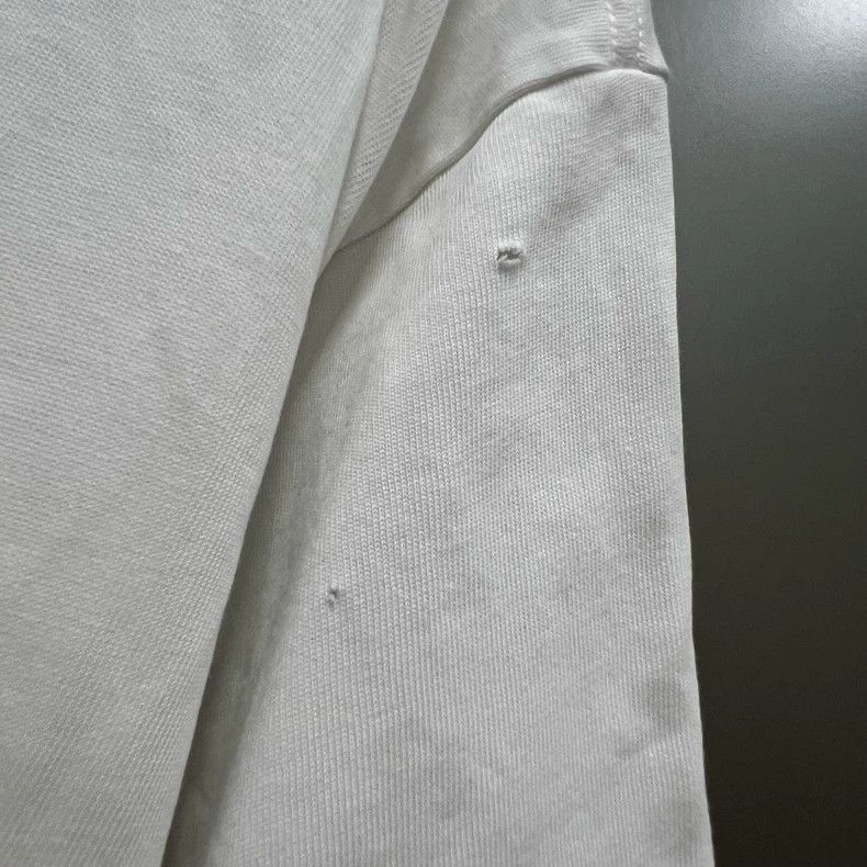 Balenciaga Balenciaga White Pattern Printed Logo Short Sleeve Size US L / EU 52-54 / 3 - 4 Thumbnail