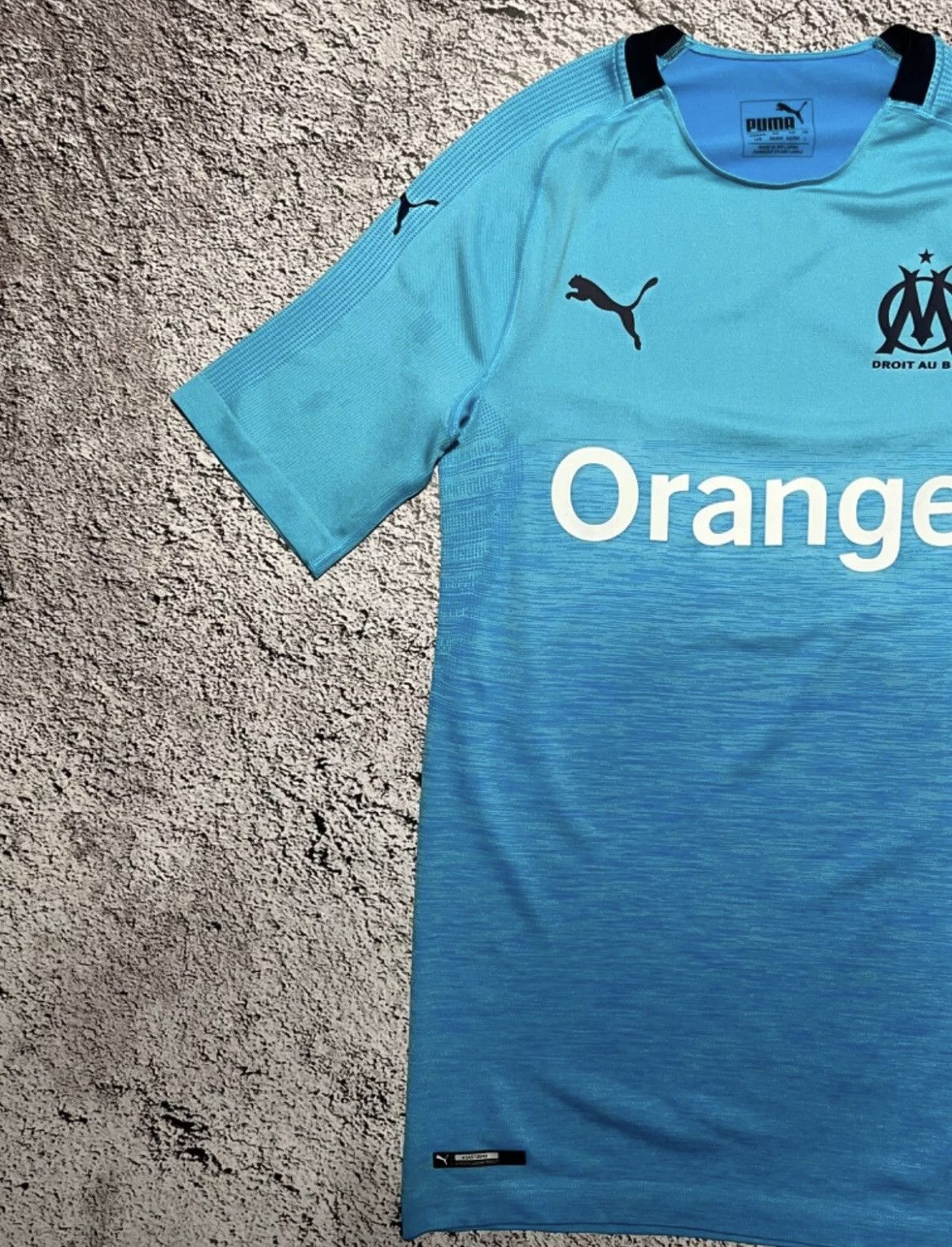 Puma OLYMPIQUE MARSEILLE 2018 2019 THIRD FOOTBALL SHIRT Size US L / EU 52-54 / 3 - 3 Thumbnail