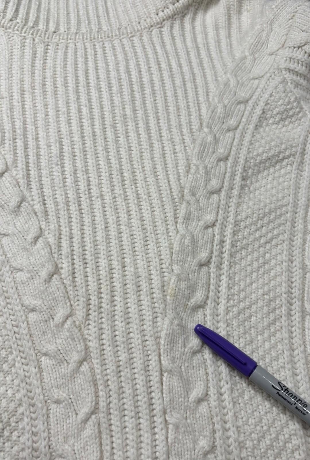 Banana Republic Banana Republic Sweater Womens XS Cable Merino Wool Alpaca Size XS / US 0-2 / IT 36-38 - 7 Thumbnail