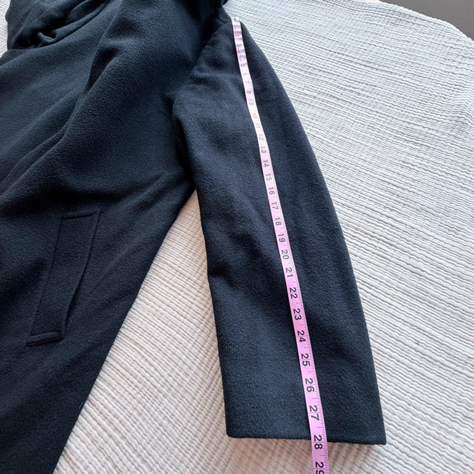 Stafford Stafford Wool Blend black overcoat 46R Size US XL / EU 56 / 4 - 6 Thumbnail