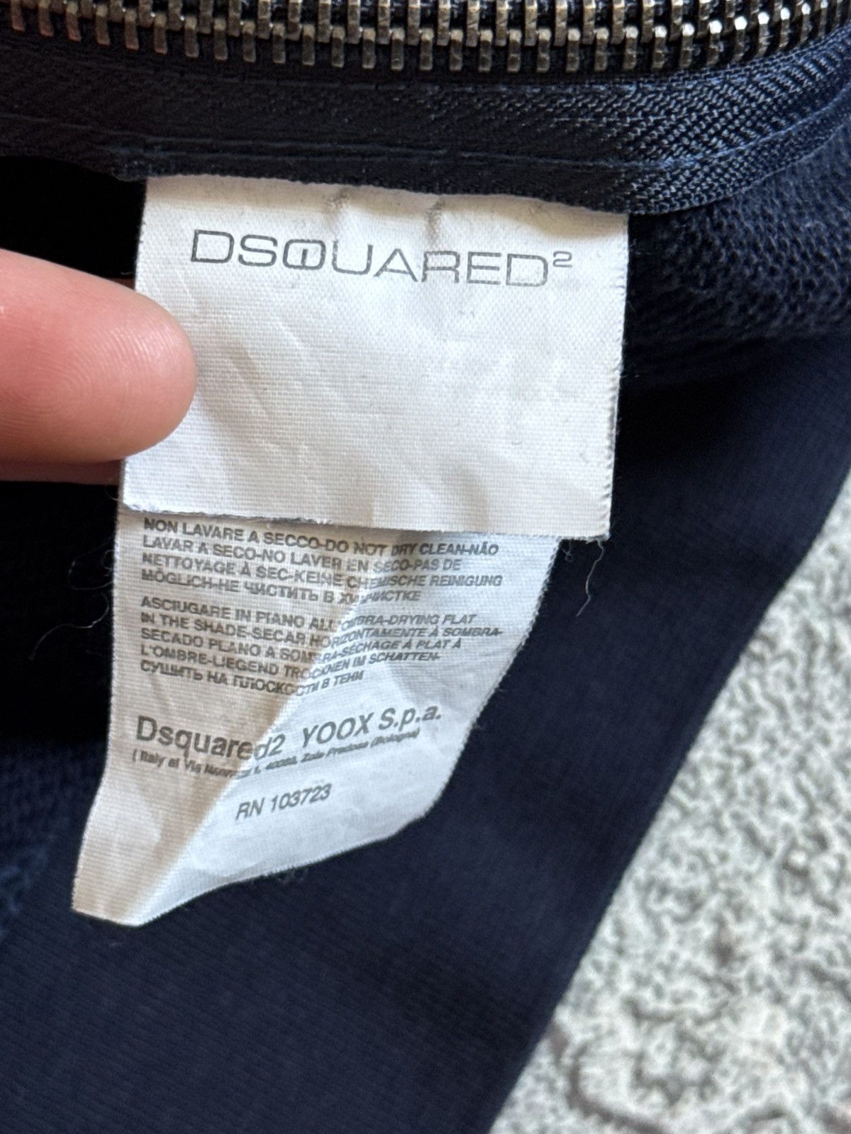 Dsquared2 Dsquared2 L/size big logo sweatshirts jumper pullover Y2K Size US L / EU 52-54 / 3 - 6 Thumbnail
