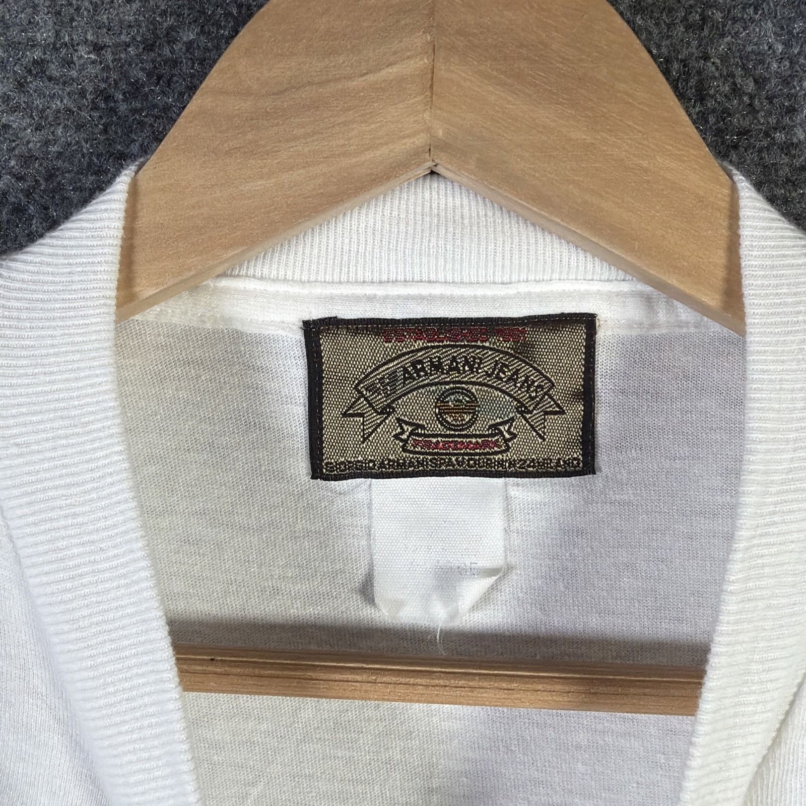 Armani Exchange Vintage Armani Exchange Shirt Mens XL White 90s Beach 1992 Size US XL / EU 56 / 4 - 4 Thumbnail