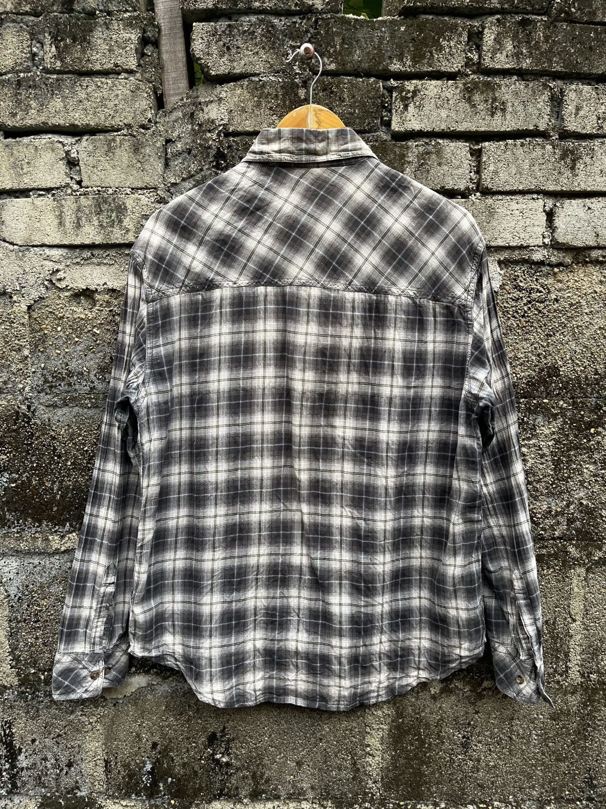 Japanese Brand × Kansai Yamamoto × Vintage Vintage Kansai Jeans Zip Up Flanner Jacket Size US M / EU 48-50 / 2 - 2 Thumbnail