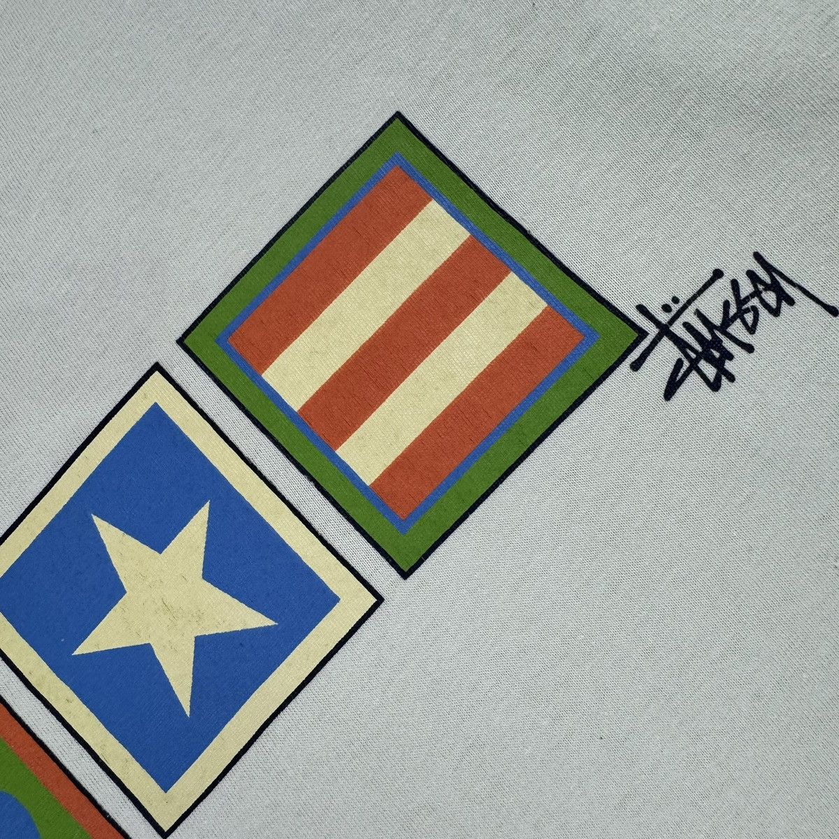 Stussy Vintage 90s Stussy Star Box T-shirt Size US L / EU 52-54 / 3 - 8 Thumbnail