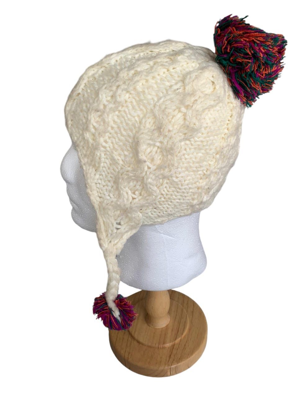 Japanese Brand × Kapital × Vintage Earflap Crochet Knitted Flower Hat size 50-52cm Size ONE SIZE - 7 Thumbnail