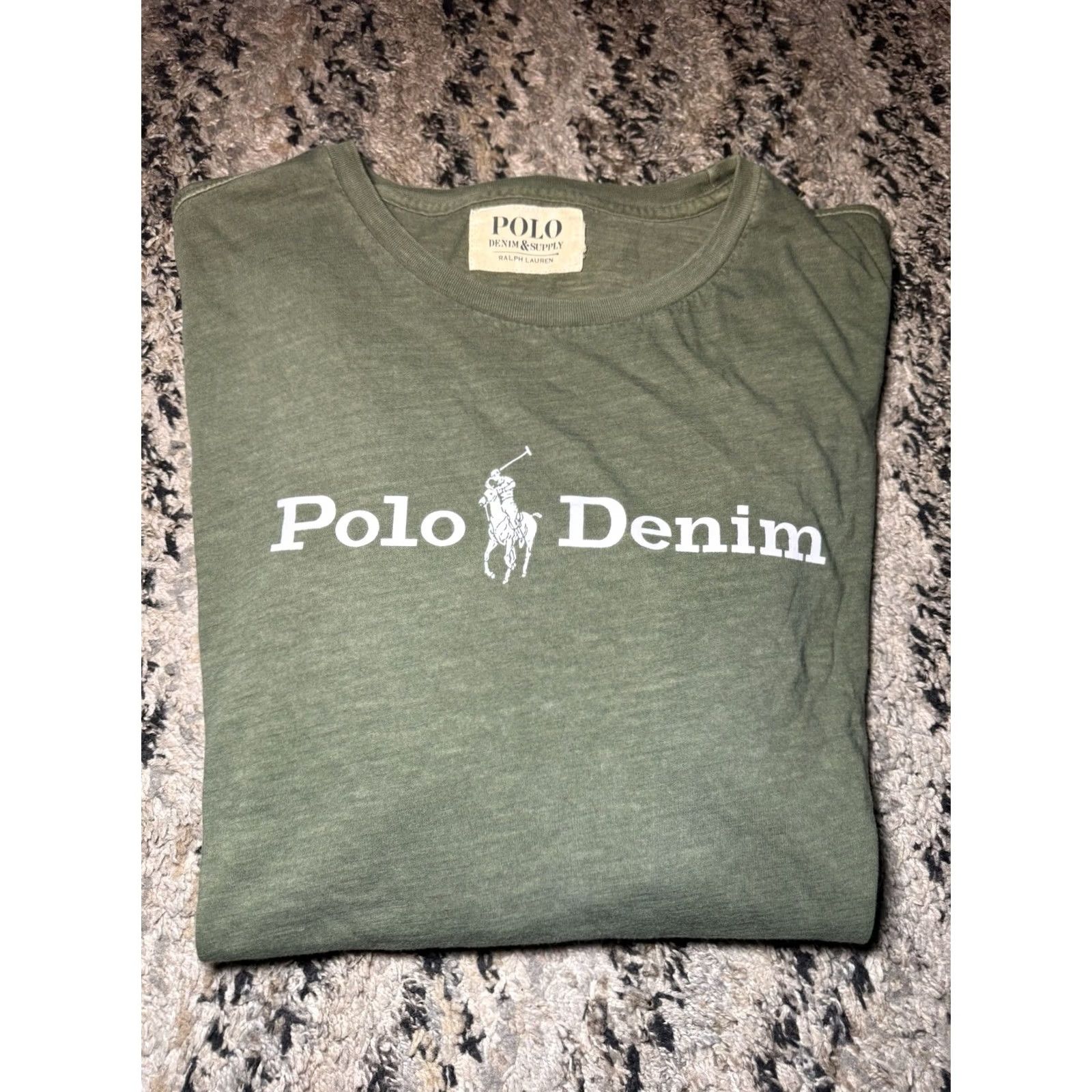 Polo Ralph Lauren Polo Ralph Lauren Denim Supply Short Sleeve Mens Tee Shirt Olive Green 2XL RRL Shirt Mens 2XL Olive Green Denim & Supply Polo Ralph Lauren Size US XXL / EU 58 / 5 - 2 Thumbnail