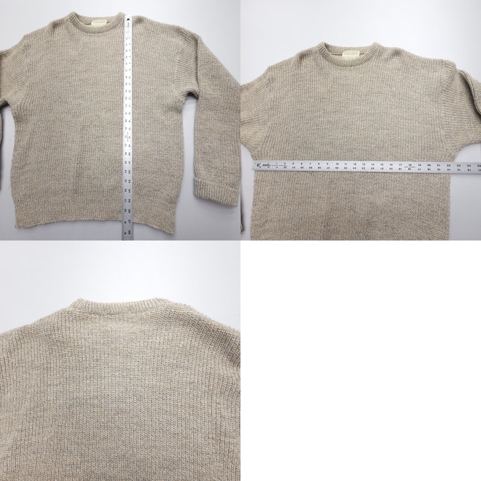 Vintage VINTAGE Lord Jeff Sweater Mens L Beige Wool Blend Pullover 80s 90s USA Made Knits Shirt Pullover Mens Size US L / EU 52-54 / 3 - 8 Thumbnail