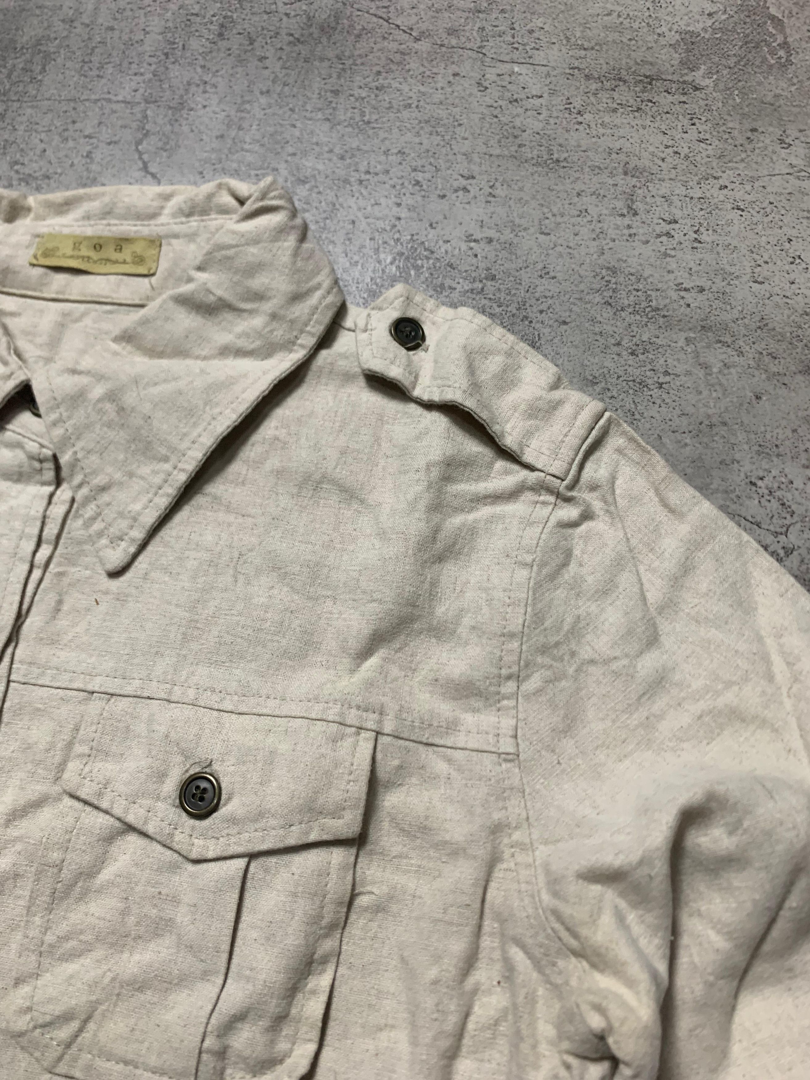 GOA 2000s GOA - Military Doble Pocket Button Up Shirt Size S / US 4 / IT 40 - 2 Thumbnail